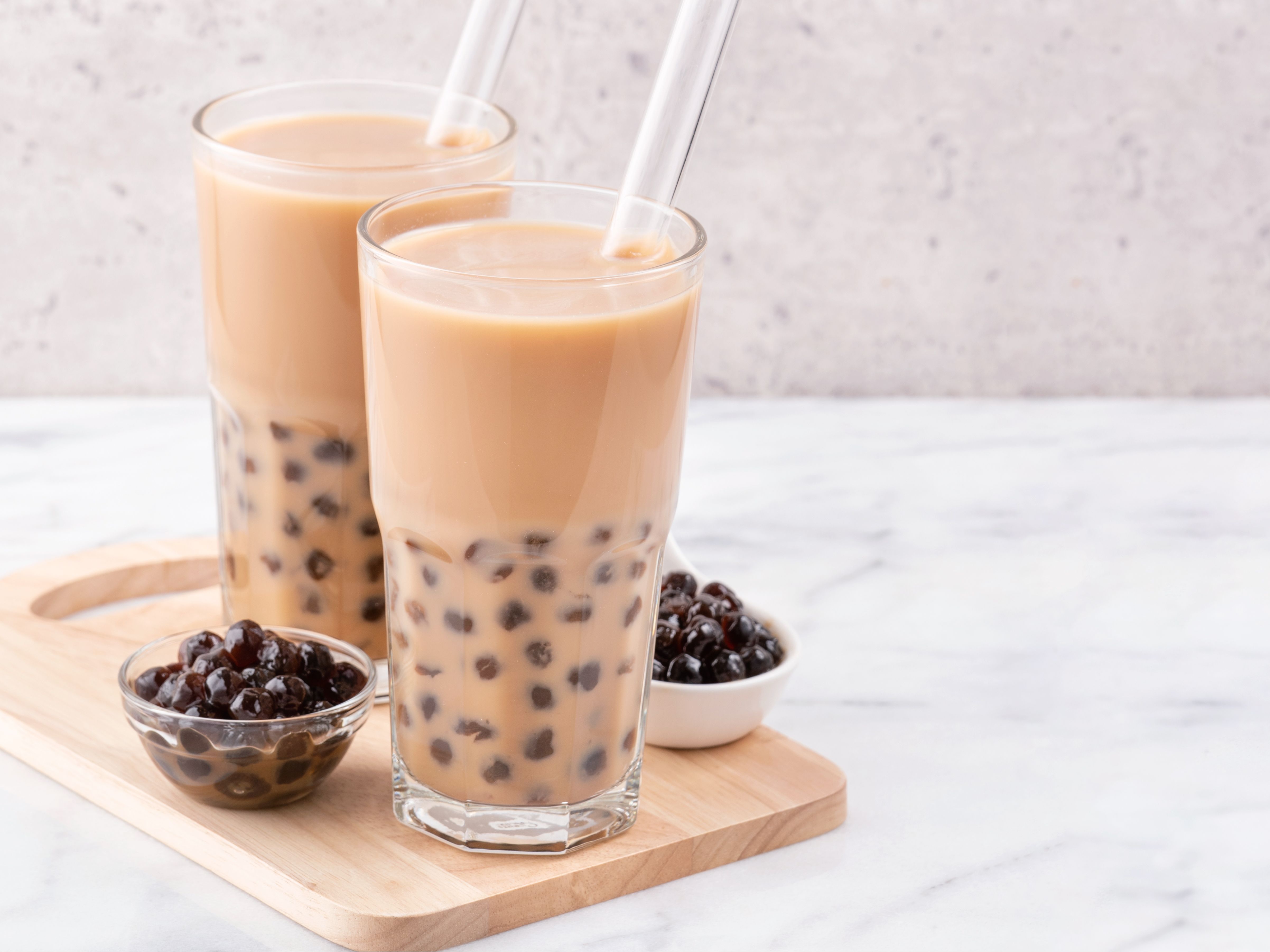 Thai Iced Tea With Boba