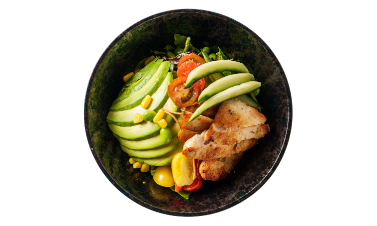 Grilled Chicken Avocado Salad