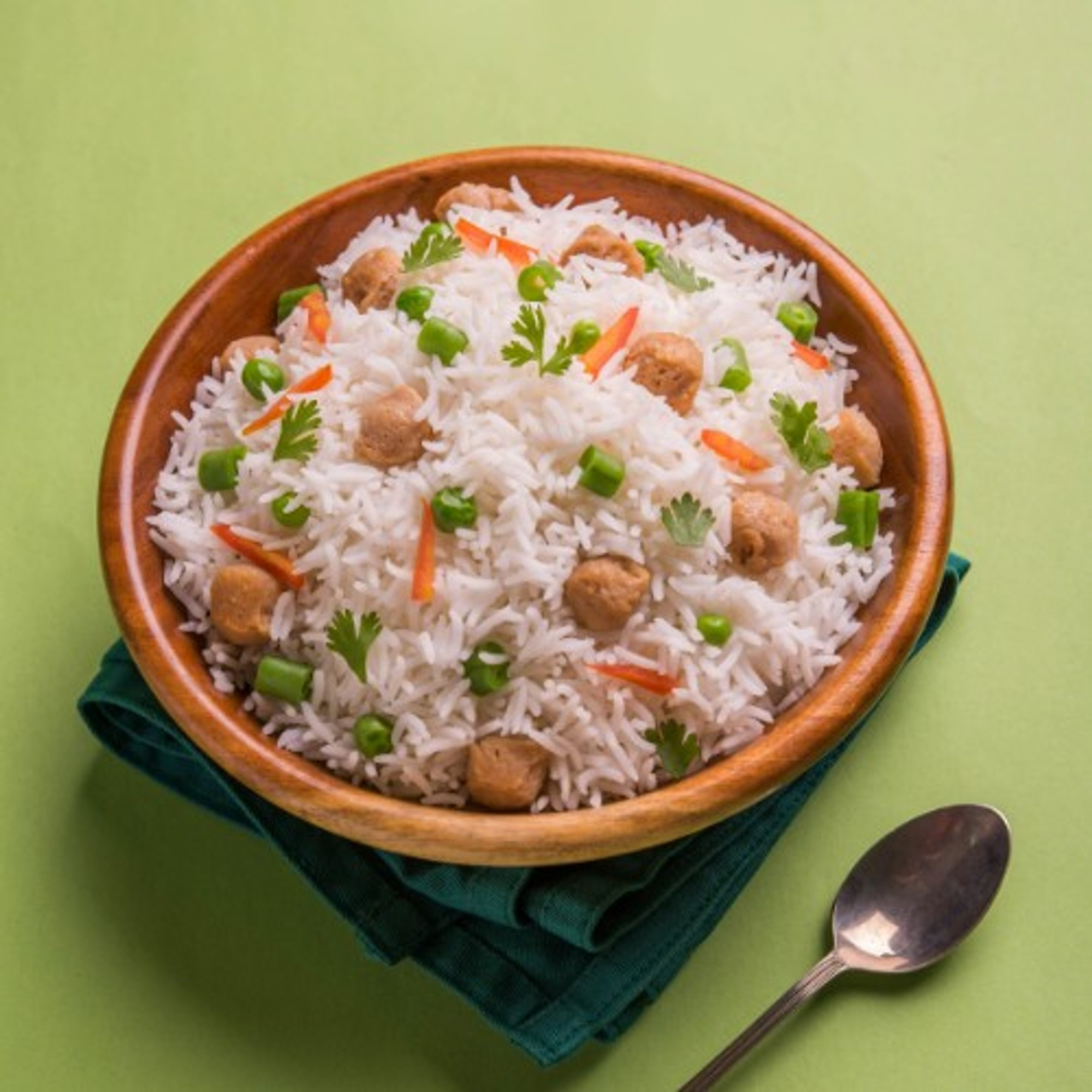 Soya Keema Tawa Biryani