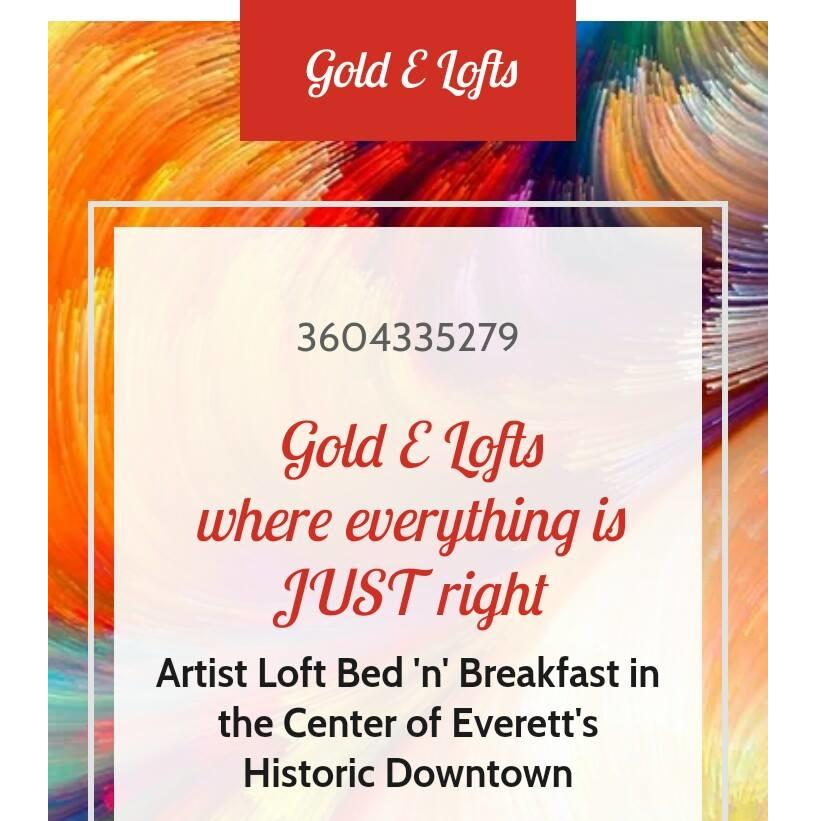 Gold E Lofts Logo