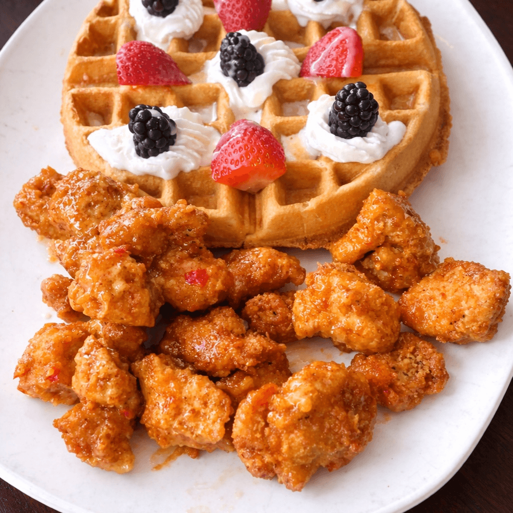 Boom Boom Chicken and Waffles