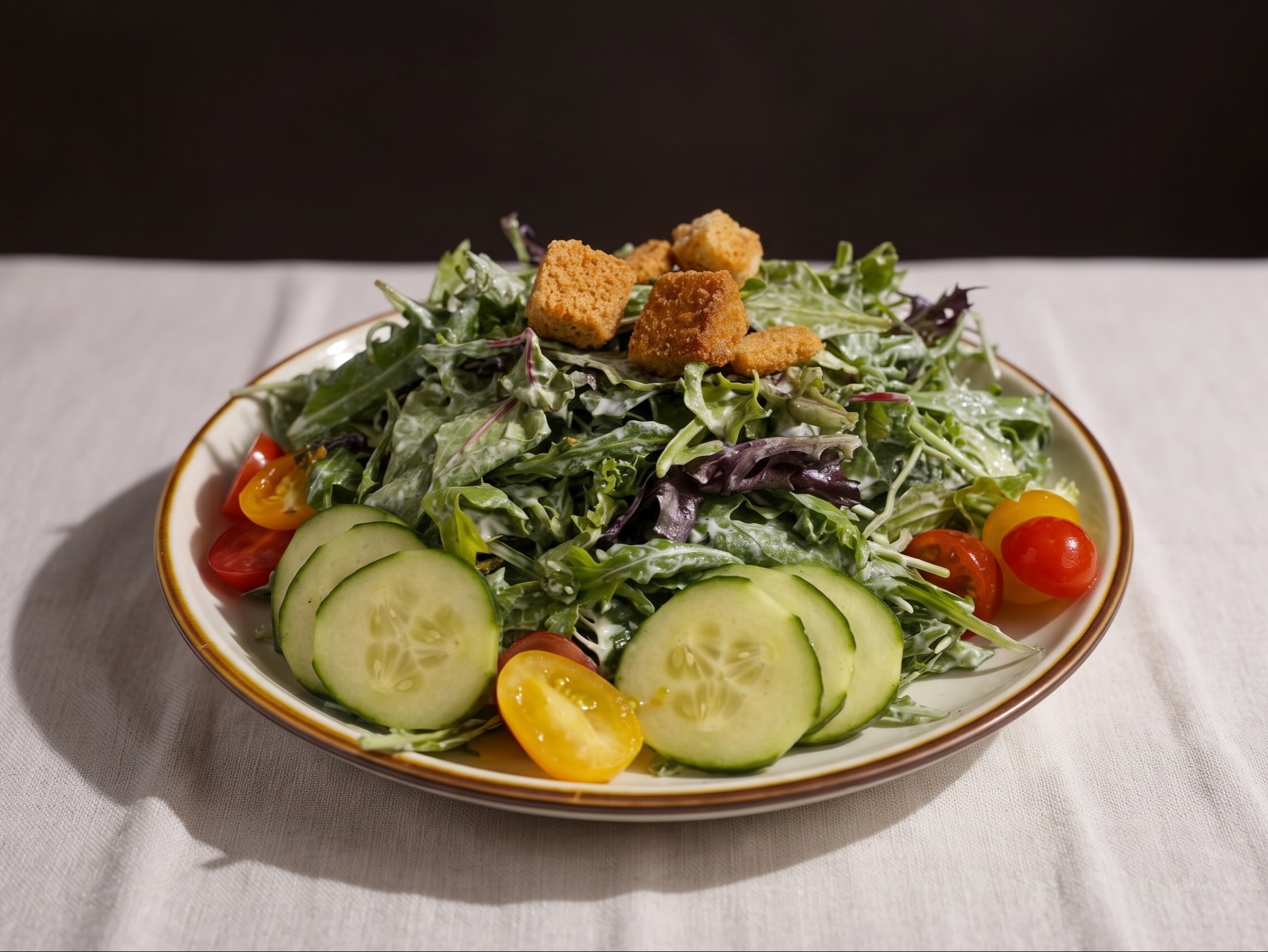 House Starter Salad With Shrimp