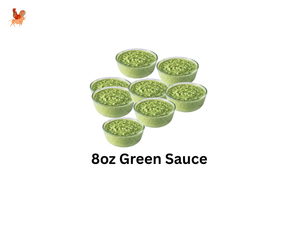 8 mini units Green Sauce