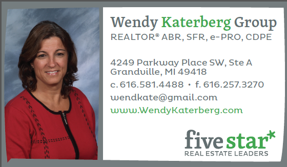 The Wendy Katerberg Group Use this card to make buying or selling a home a quick and easy process! 