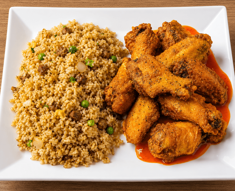 Combo 8: Wings & Fried Rice Special