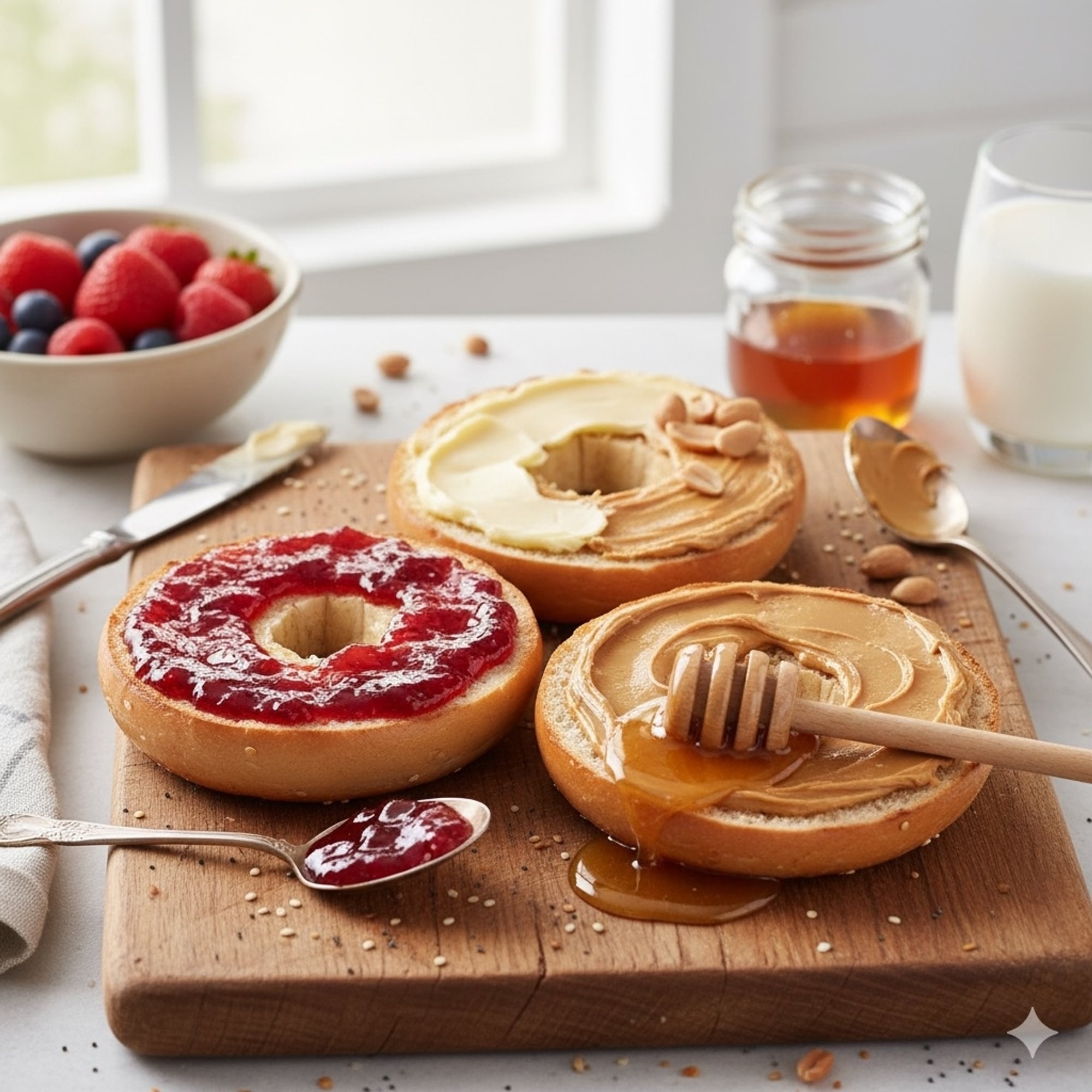 Bagel with Spread