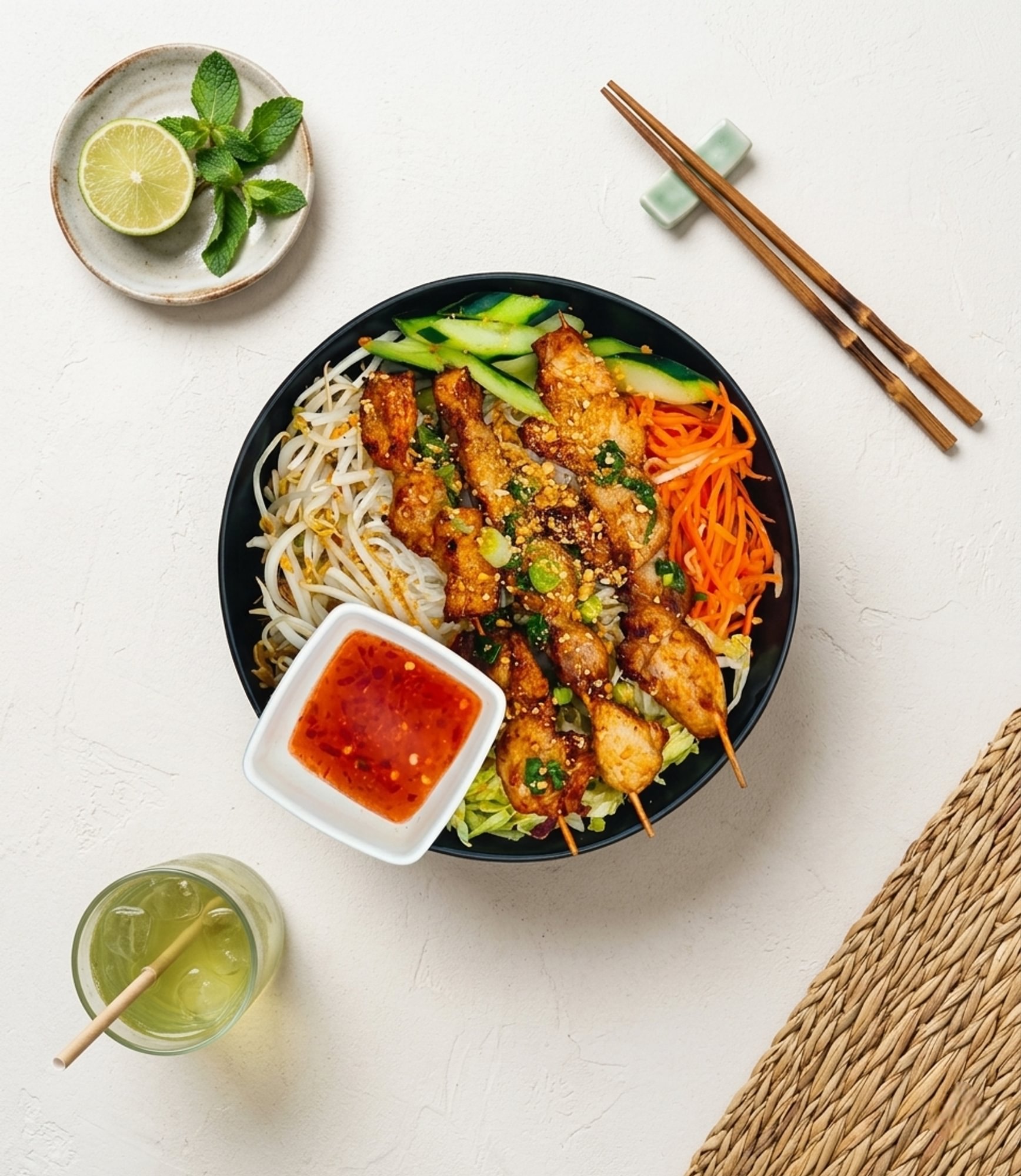 Chicken Skewer Vermicelli