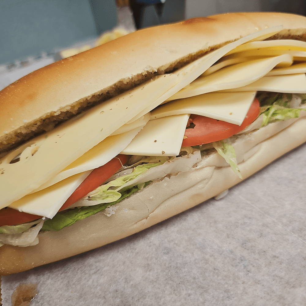 #30 Provolone Cheese, Swiss Cheese, American Cheese Sandwich