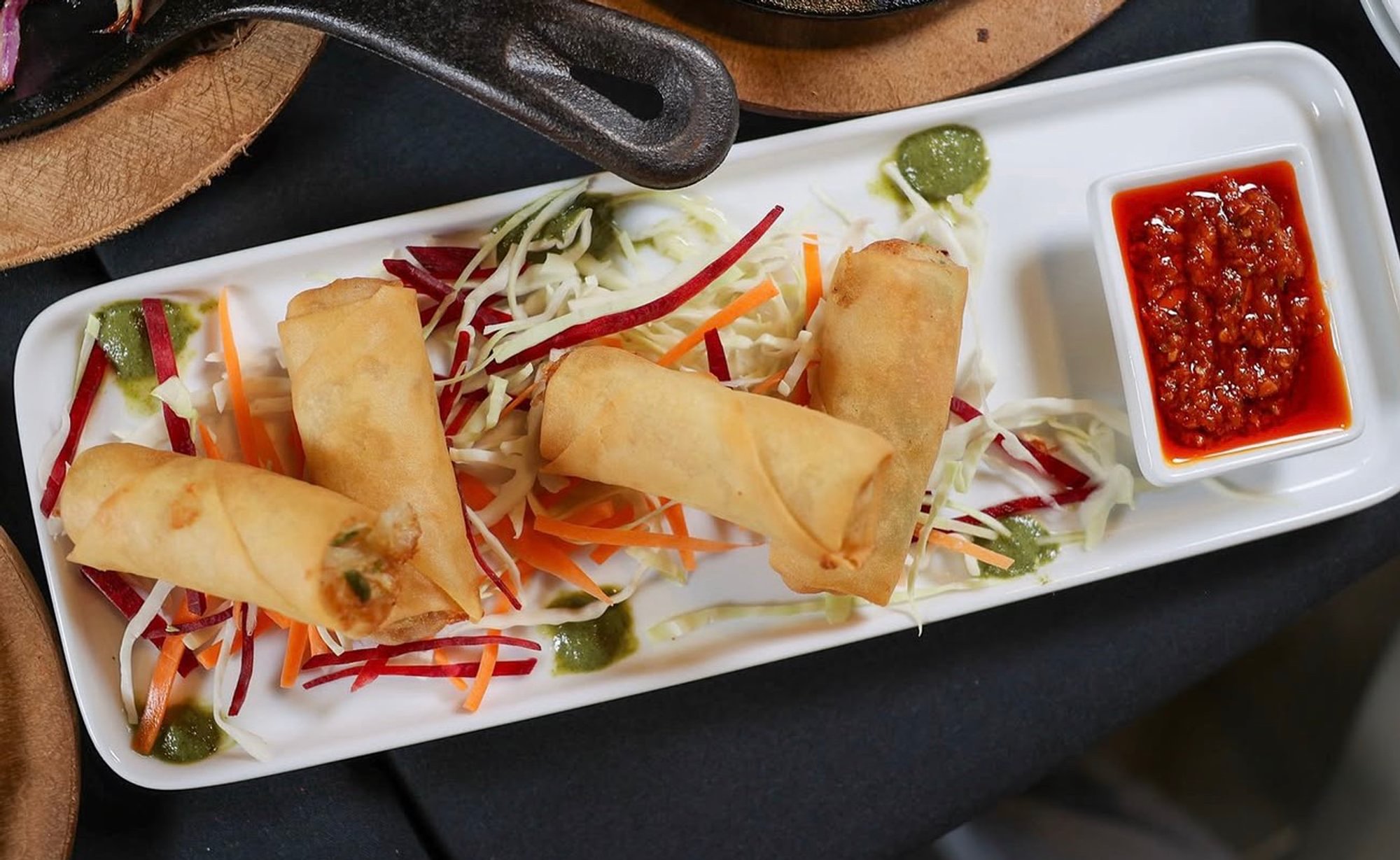 Vegetable Spring Roll (4Pcs)