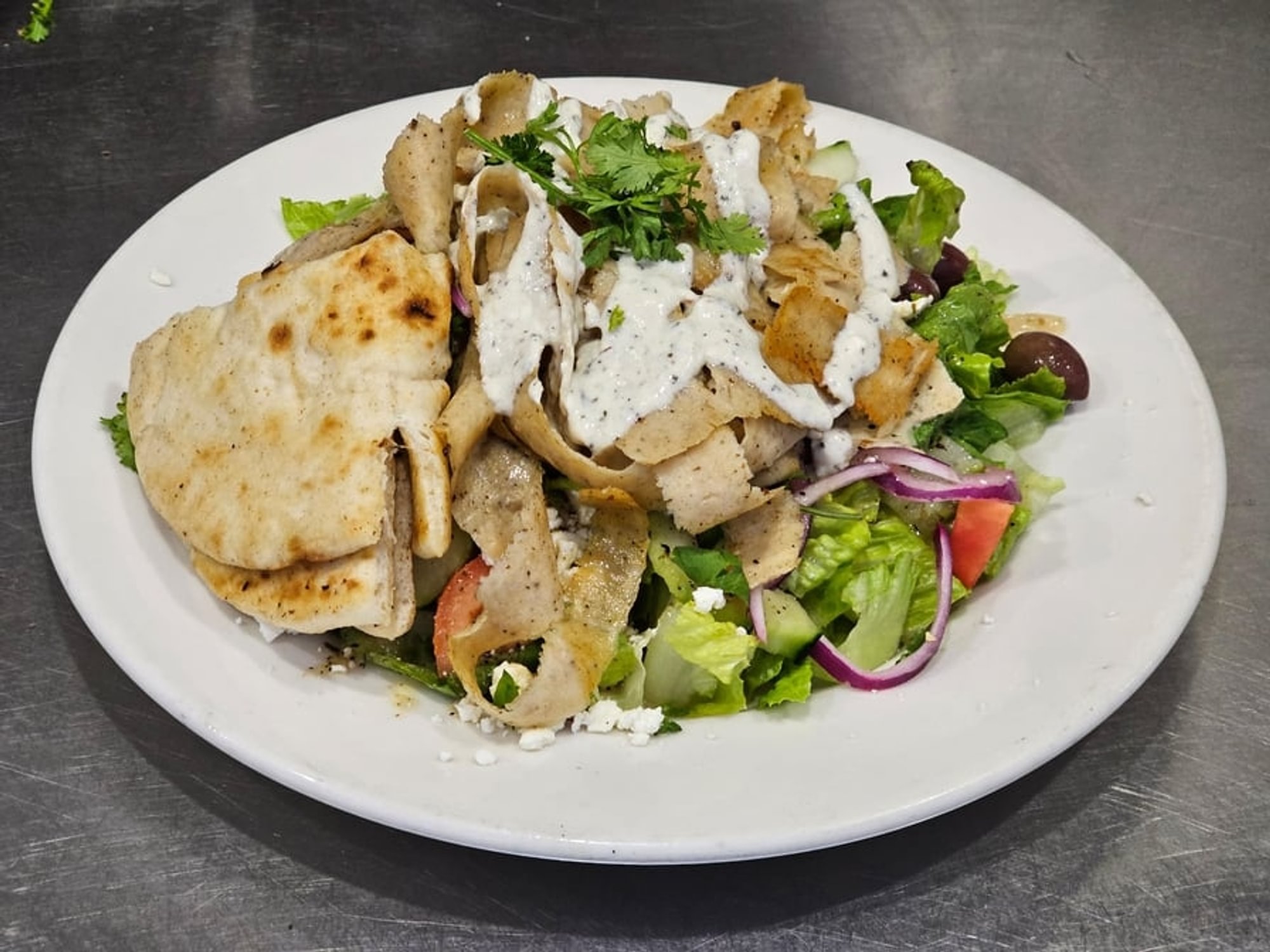 Chicken Gyro Salad