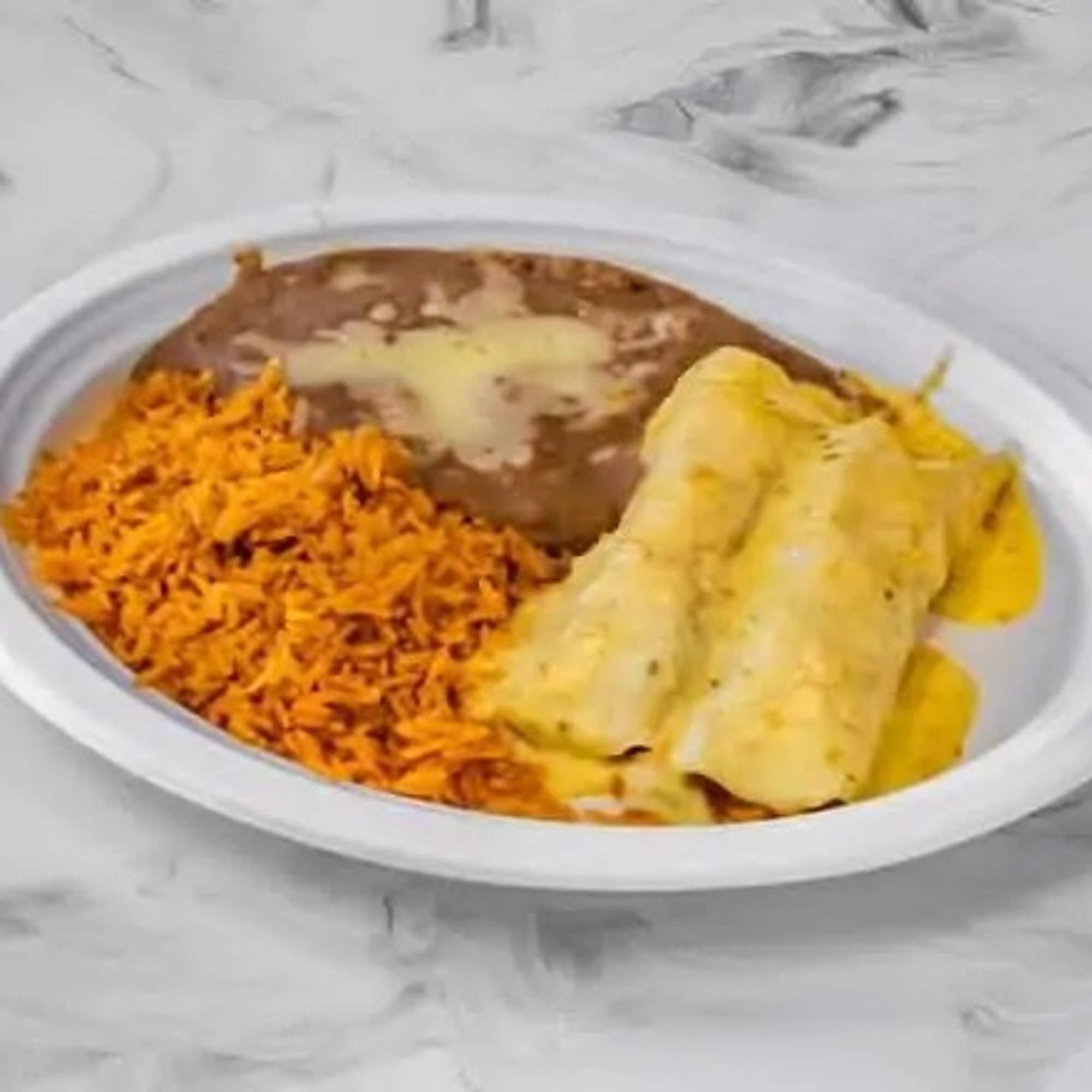 Queso Enchilada meal