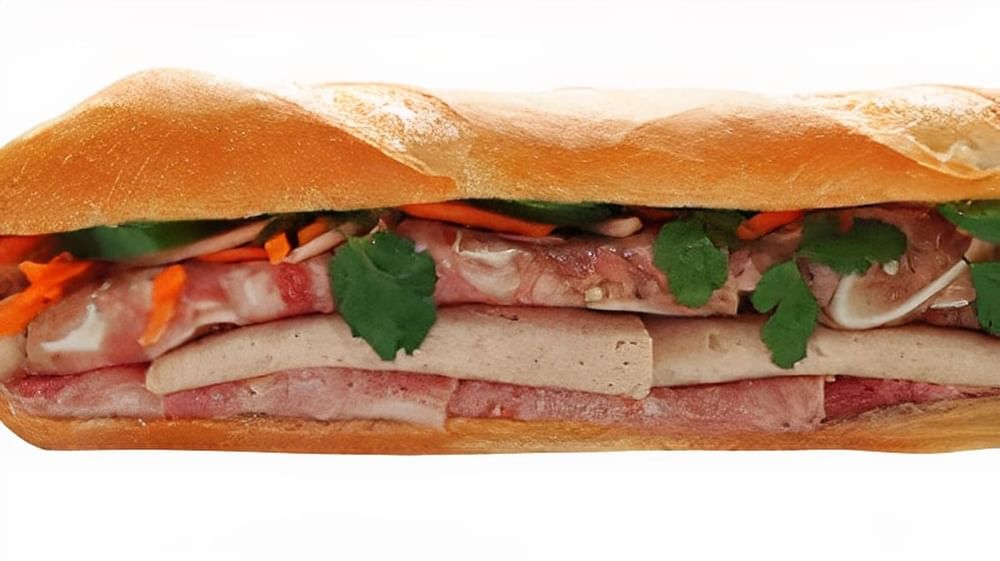 2. Ham, Meatloaf & Headcheese Baguette