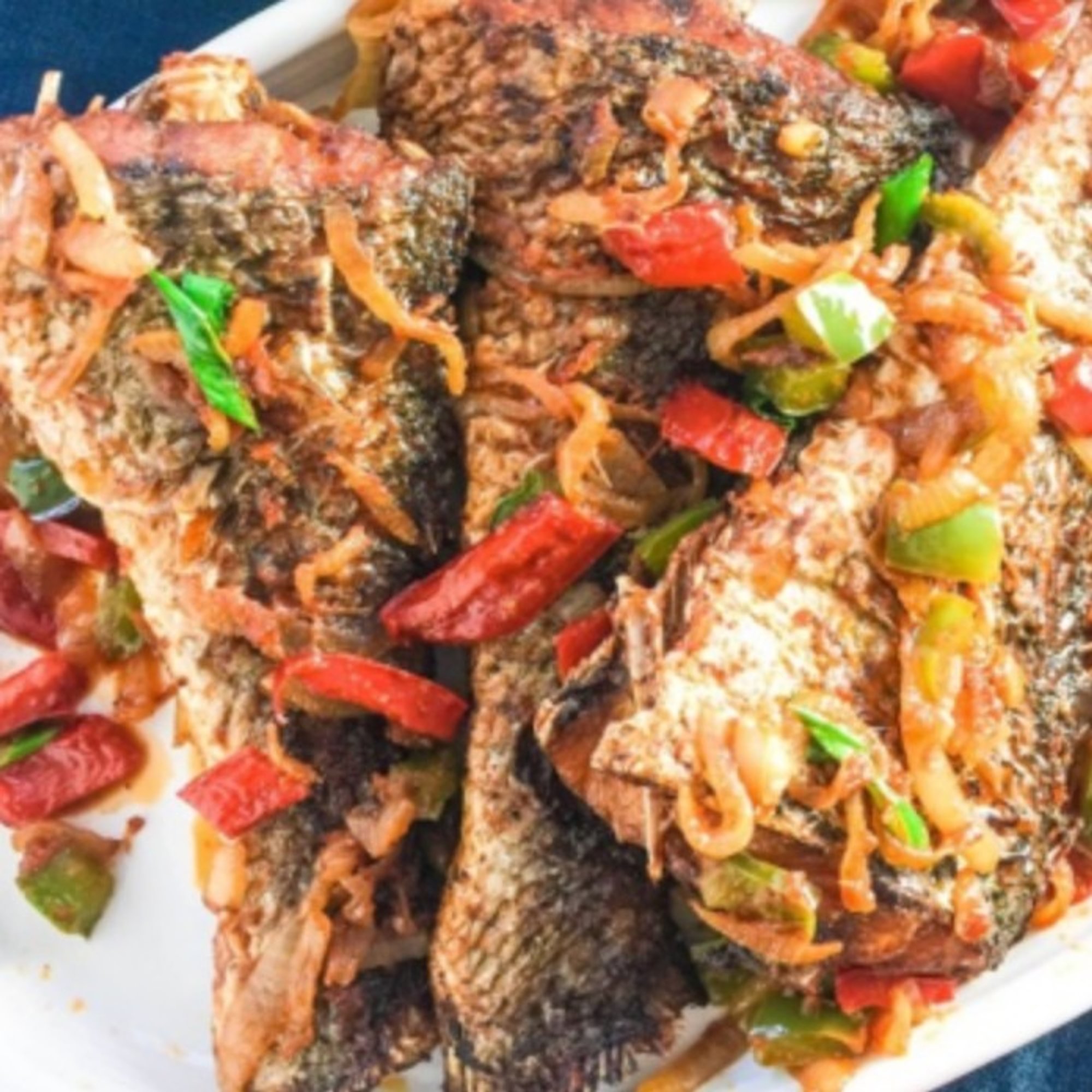 FRIED PEPPERED TILAPIA