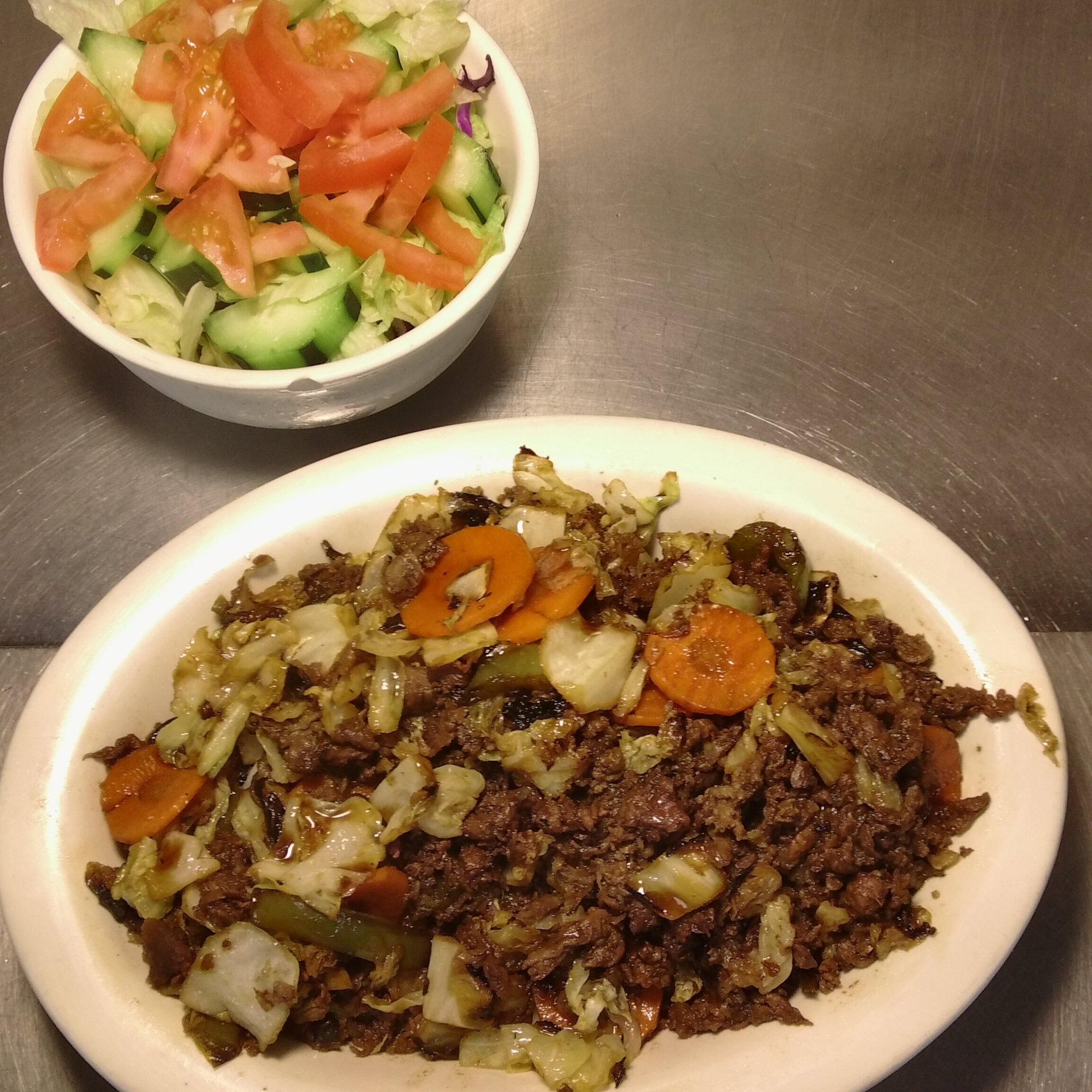 Beef Teriyaki (with Salad)