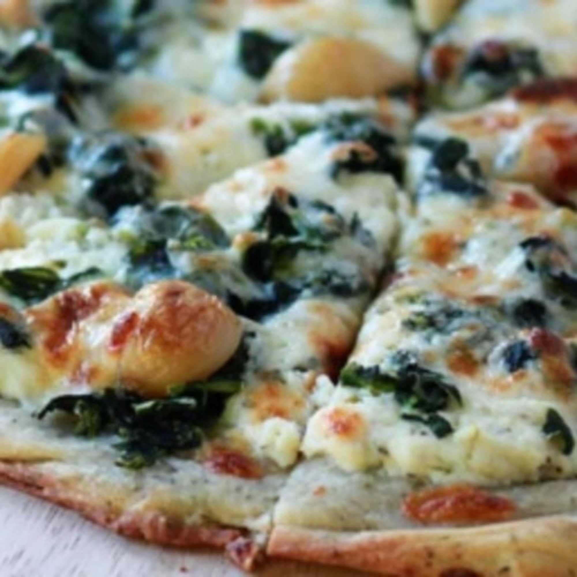 Cheesy Popeye Pizza