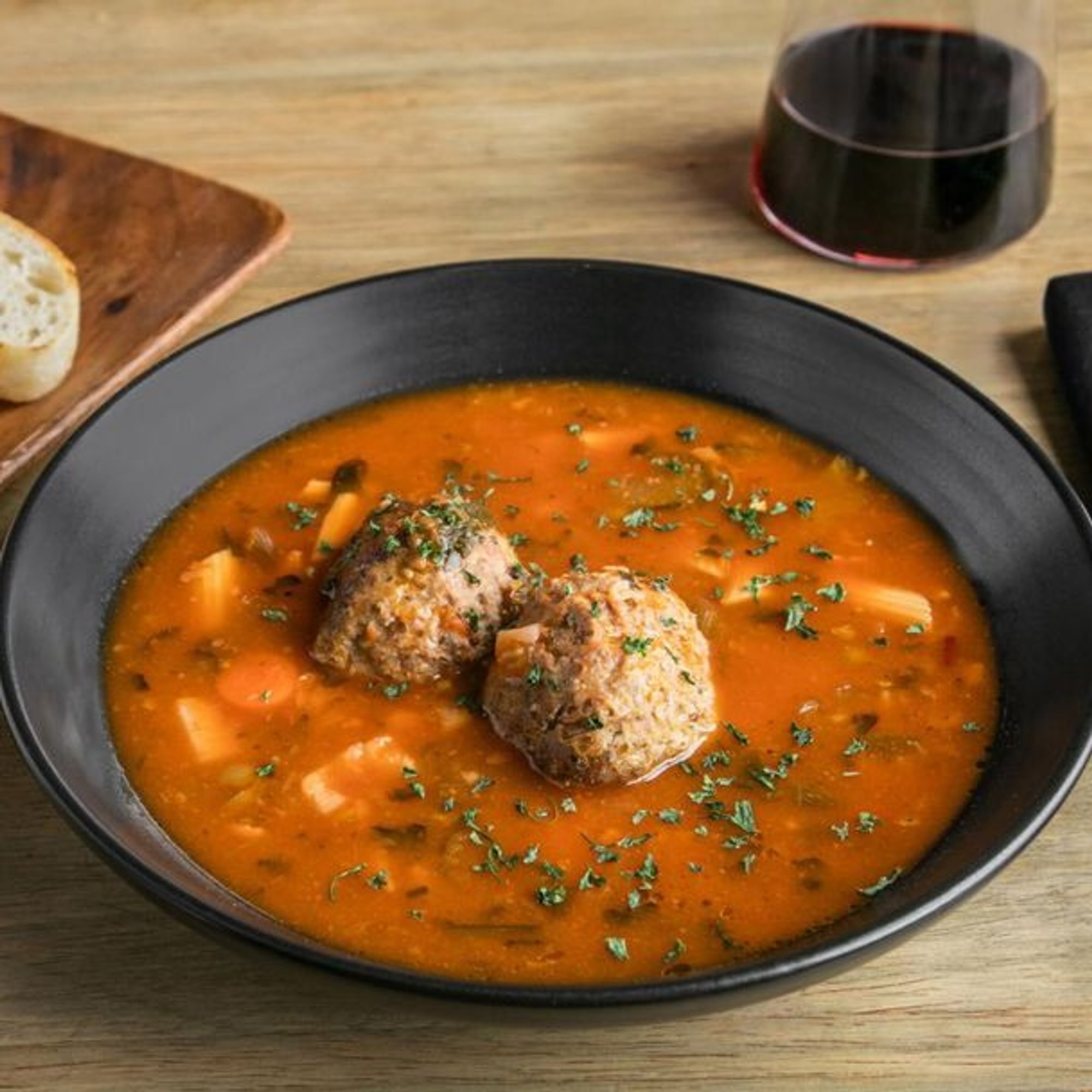 Meatball Fagioli Soup