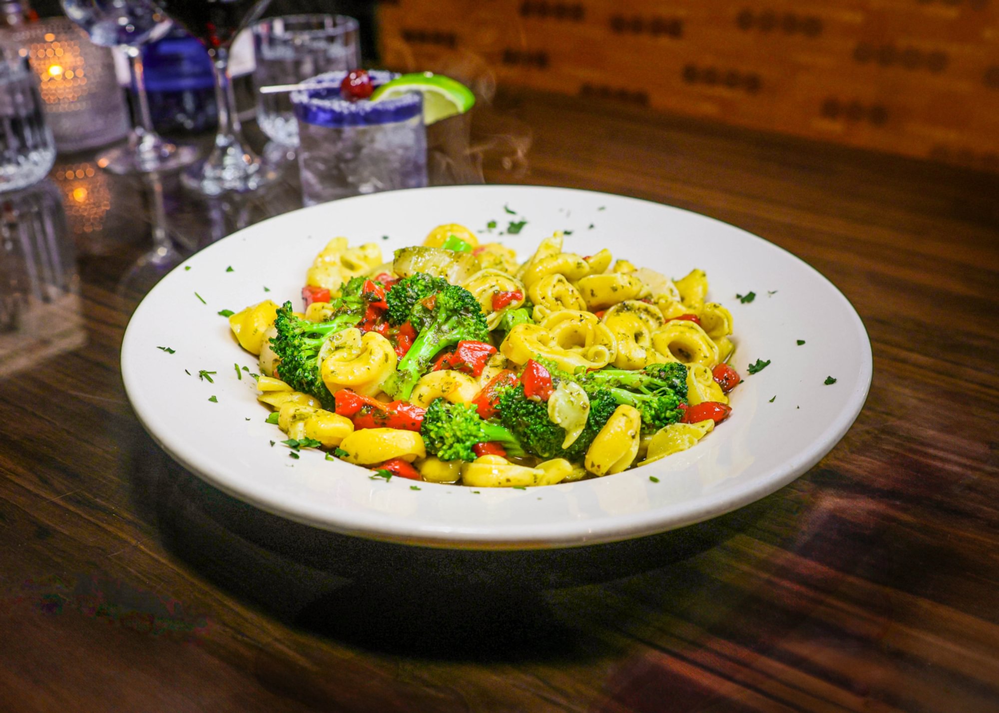 Pesto Tortellini W/Scallops