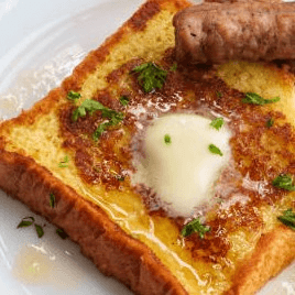 K3. One French toast and one sausage link