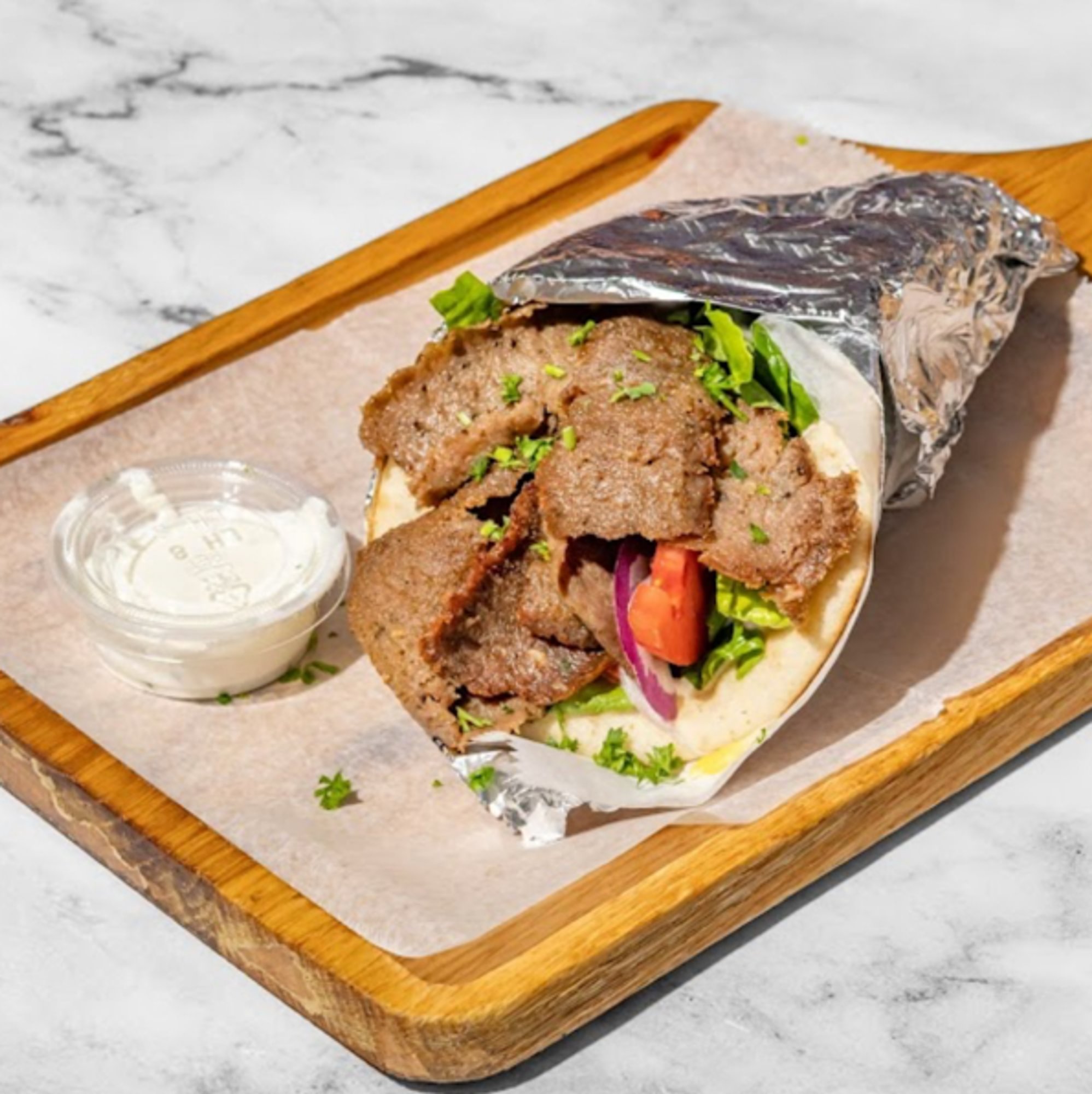 Gyro Lamb Wrap Meal