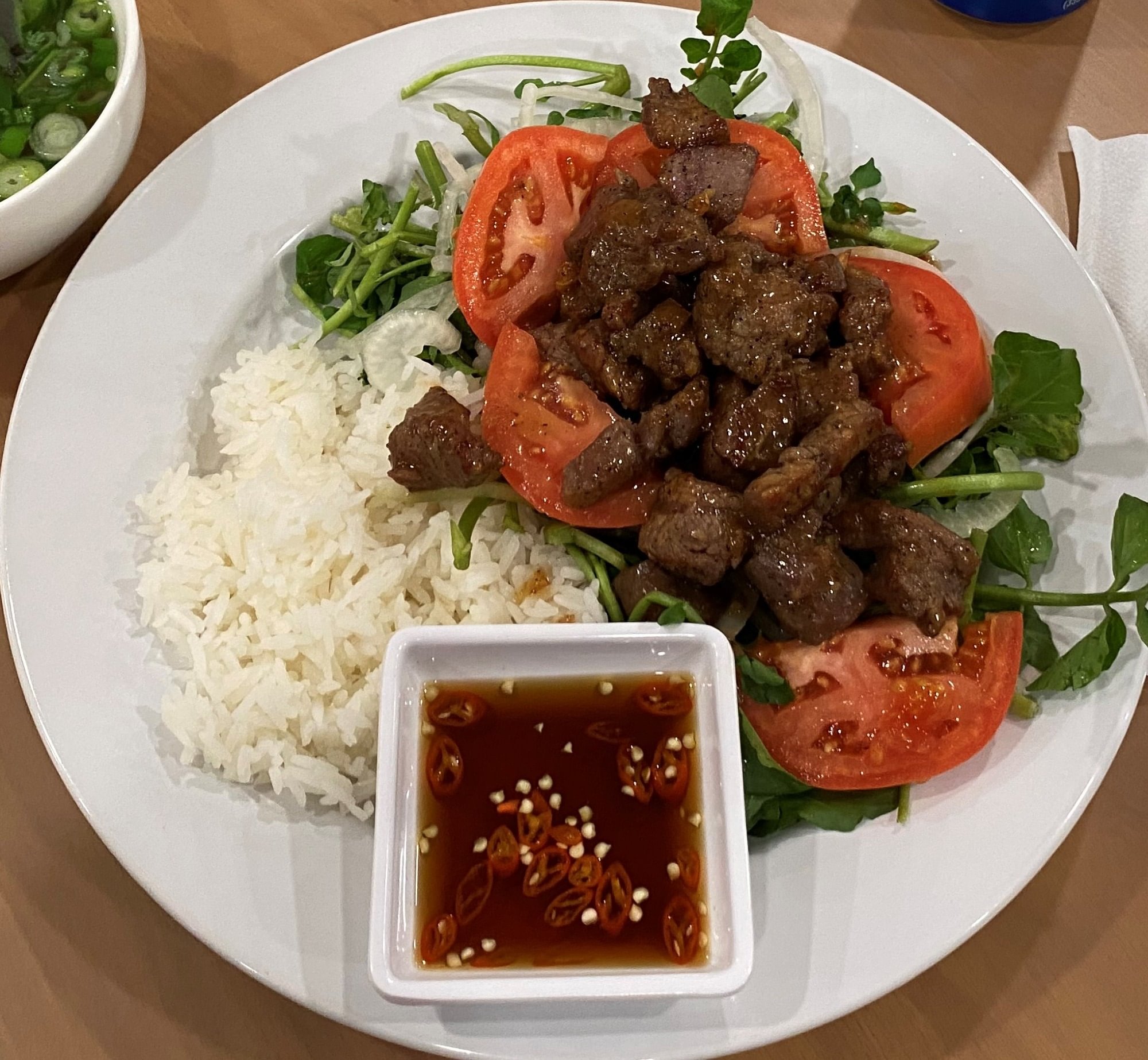 S1 Flambe Shaken Beef - Com Bò Lúc Lac