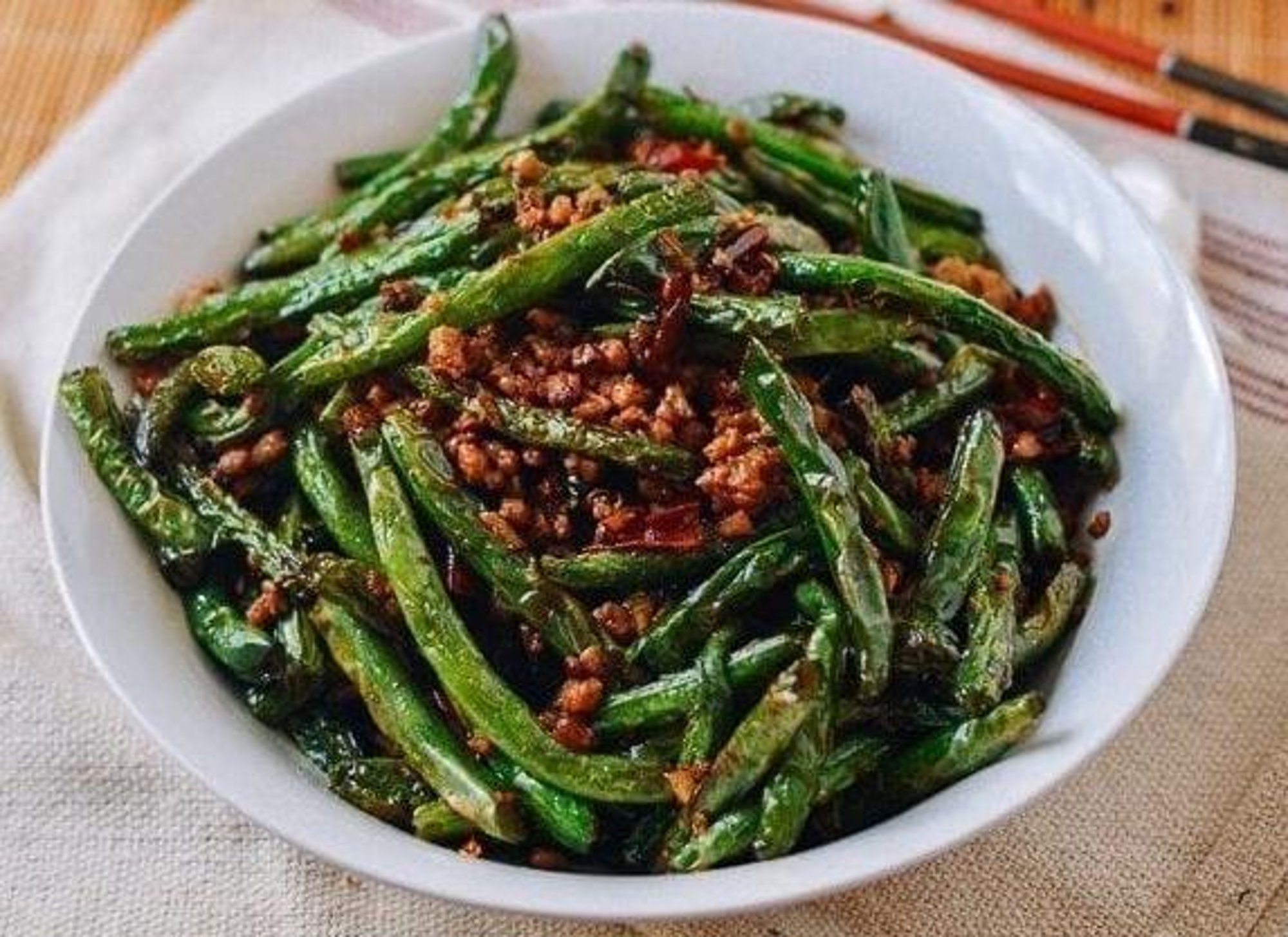 Dry Fried Green Bean 干煸四季豆 🌶️