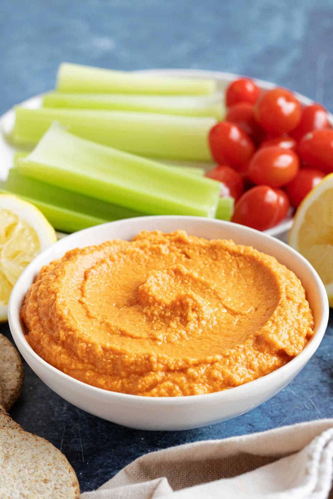 Roasted Red Pepper hummus Ⓥ (GF)