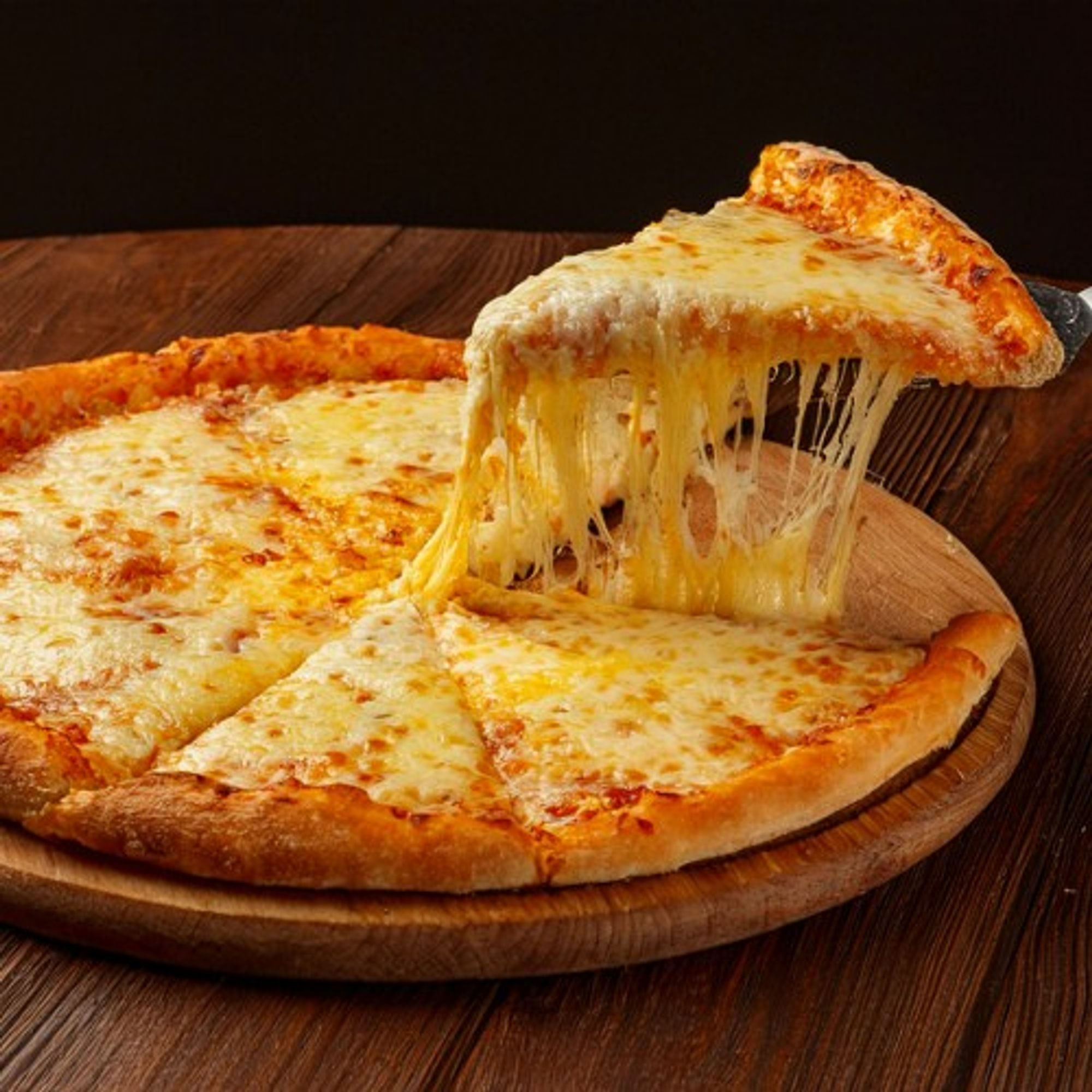 Mozzarella, Garlic & Oil Pizza (Slice)