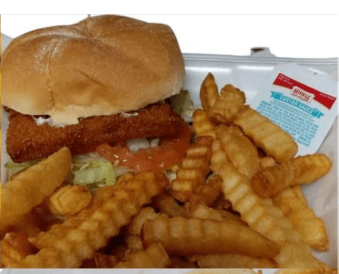 Fish sandwich & Fries
