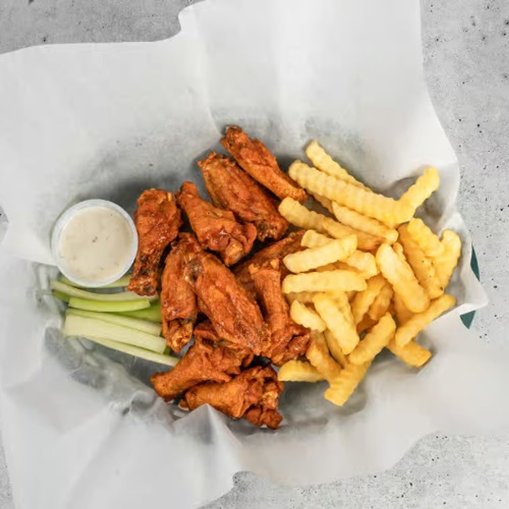 Chicken Wings Combo Meal