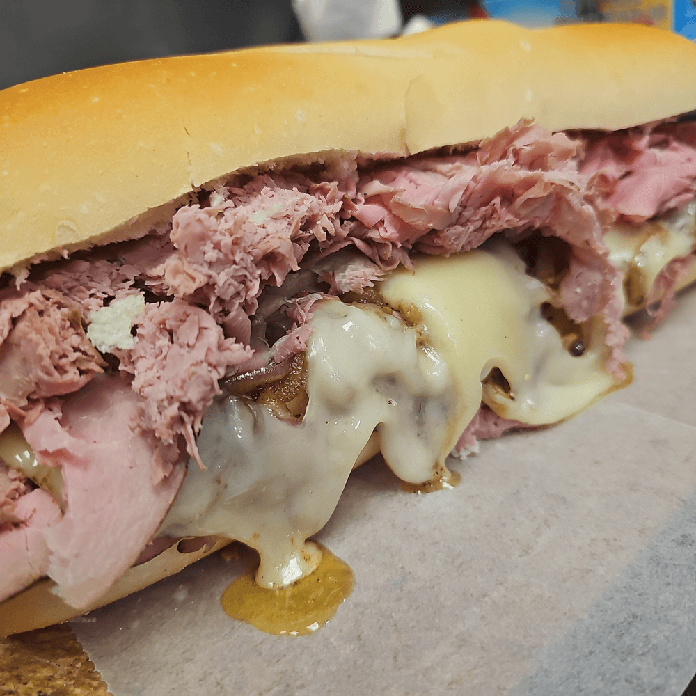 #8 Roast Beef, Melted Swiss Cheese Sandwich