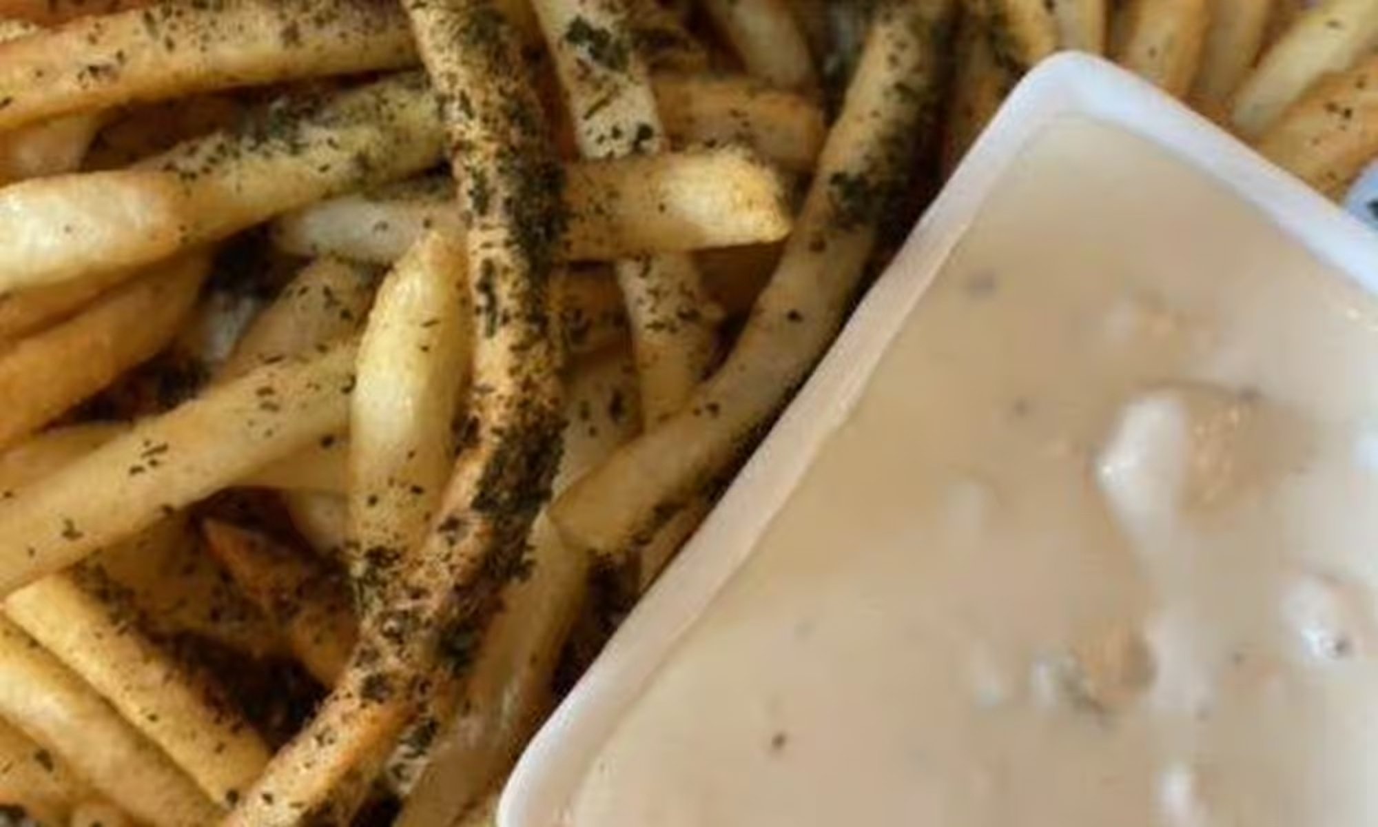 French Fries & Blue Cheese Dip