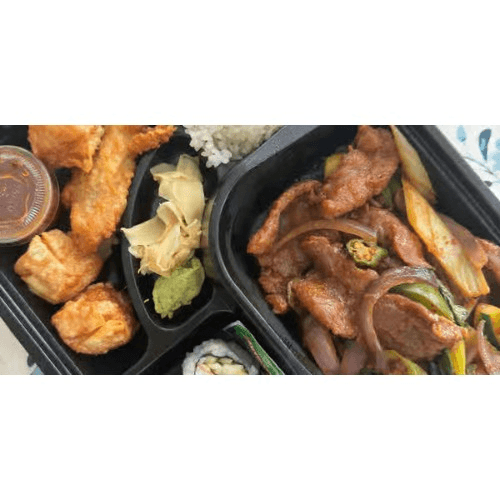 Basil Beef Bento Box