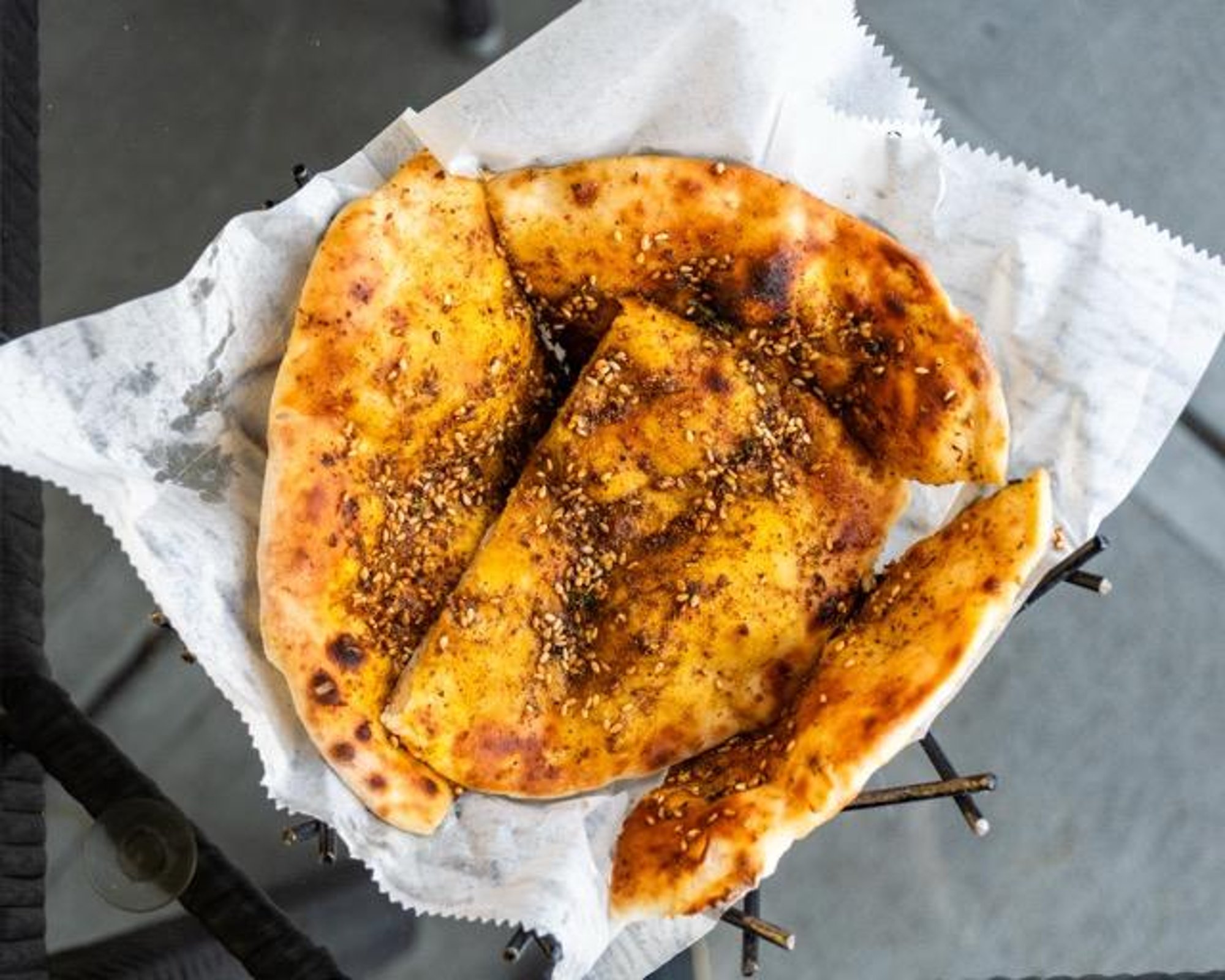 Zaatar Naan + Tzatziki