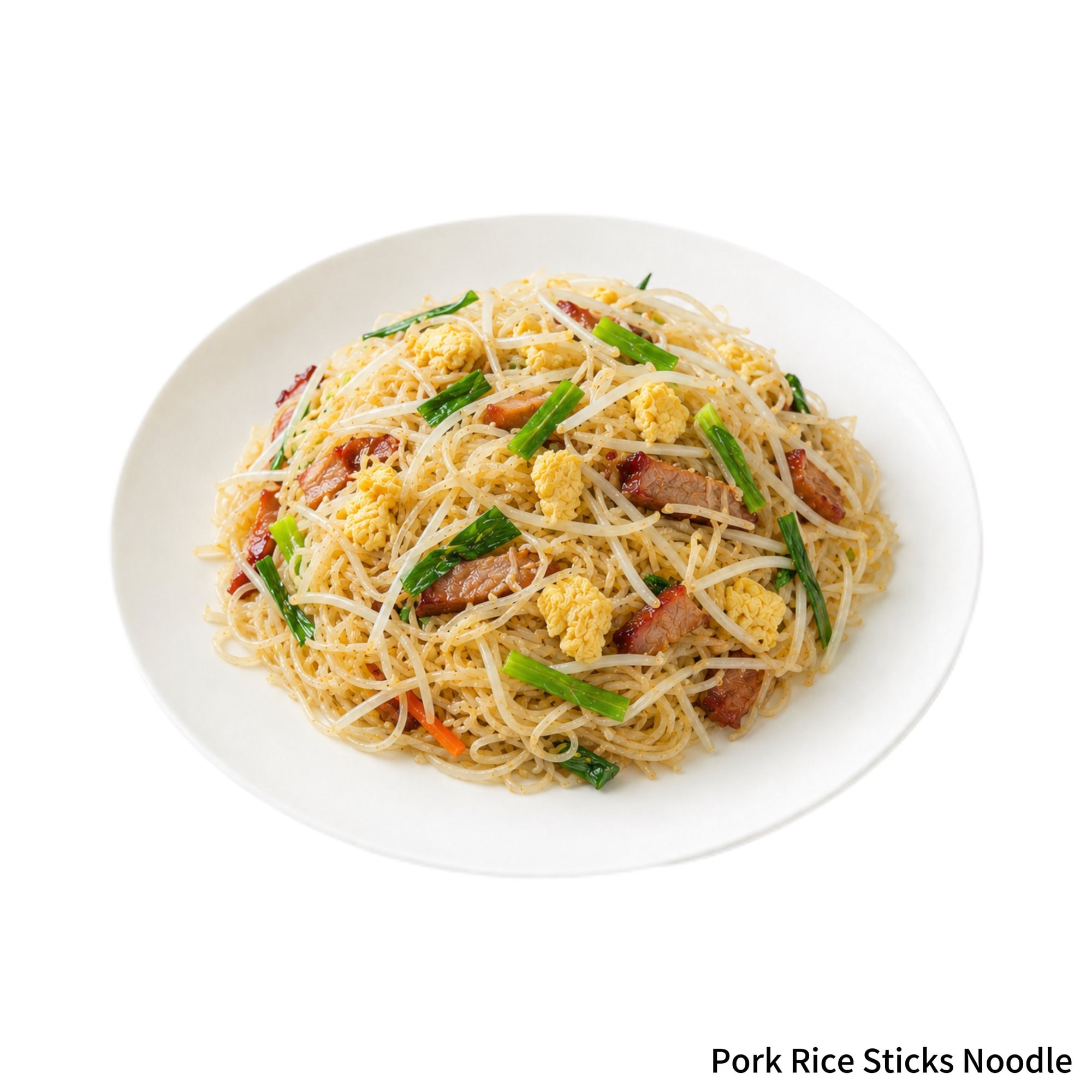 Roast Pork Rice Sticks Noodles