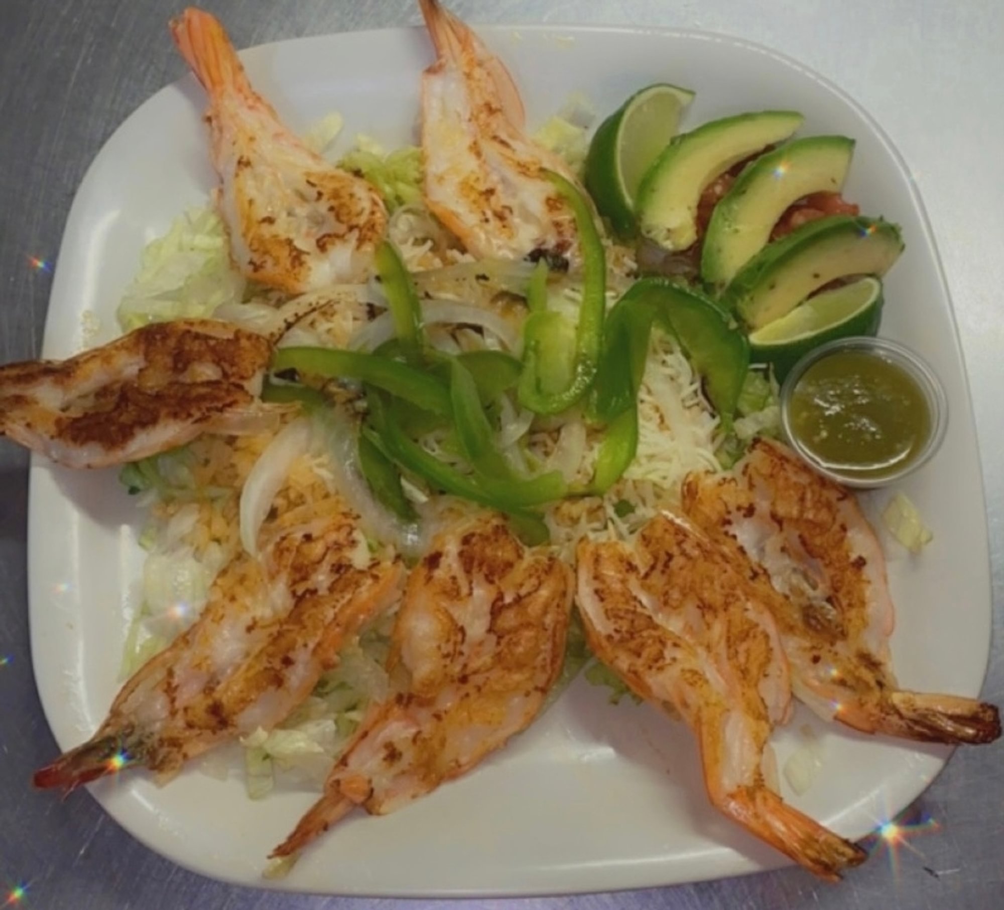 Camarones a la Plancha Combo