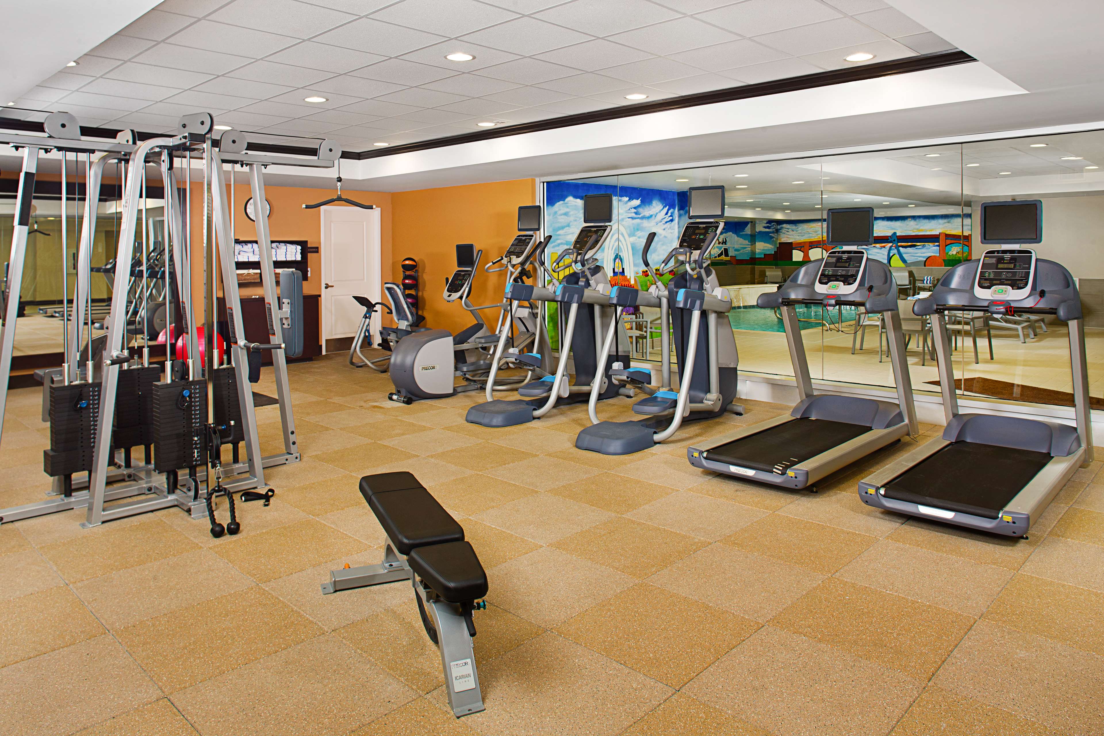 Health club  fitness center  gym