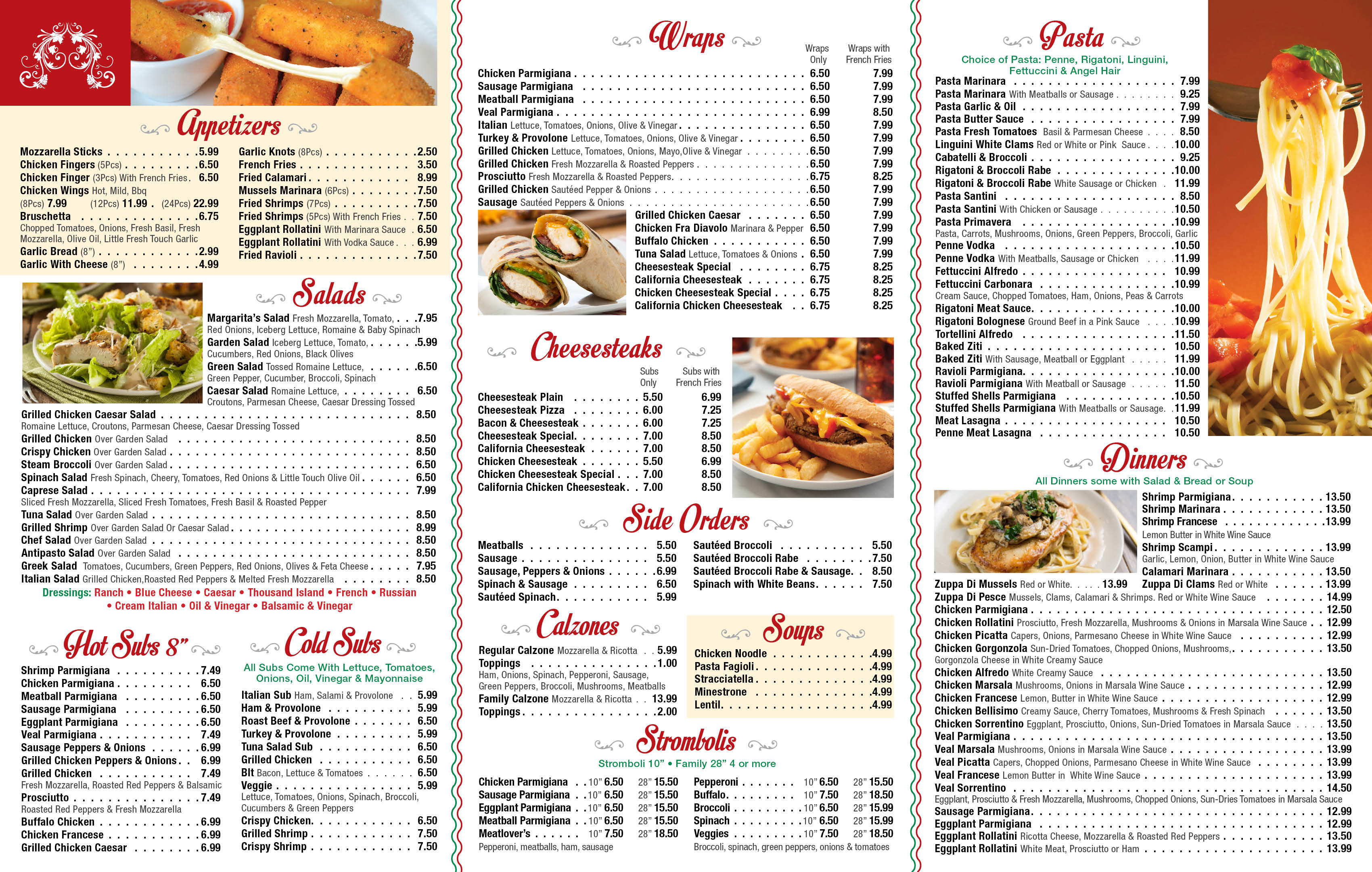 Margaritas Pizza &amp; Pasta Logo