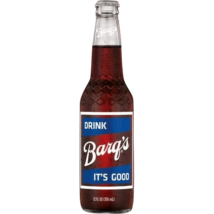 Glass Bottle Barq's Rootbeer