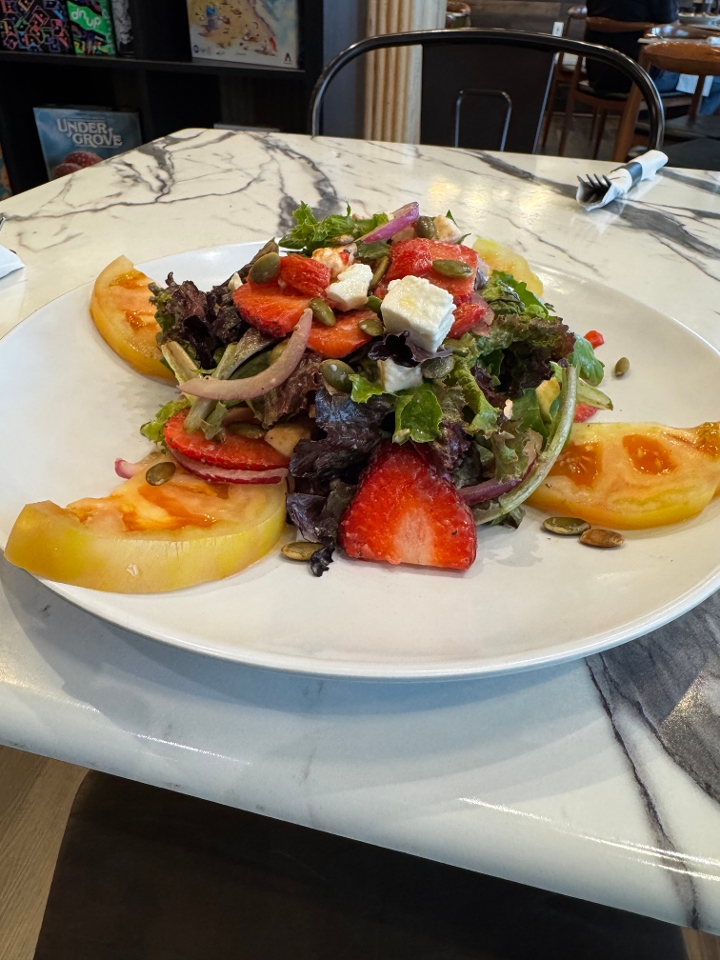 Pickled Green Tomato Salad