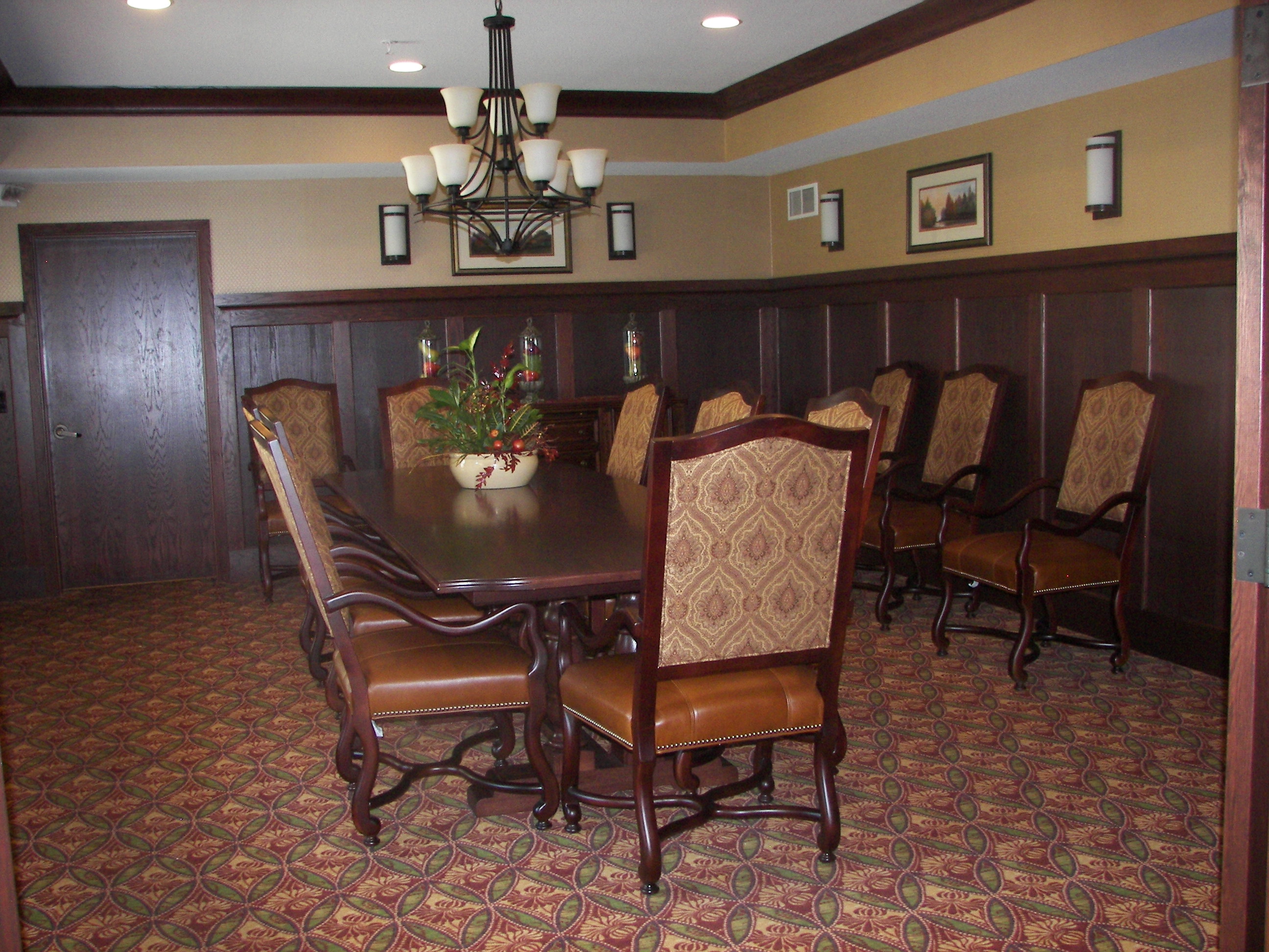 Inver Glen Senior Living Private Dining Room