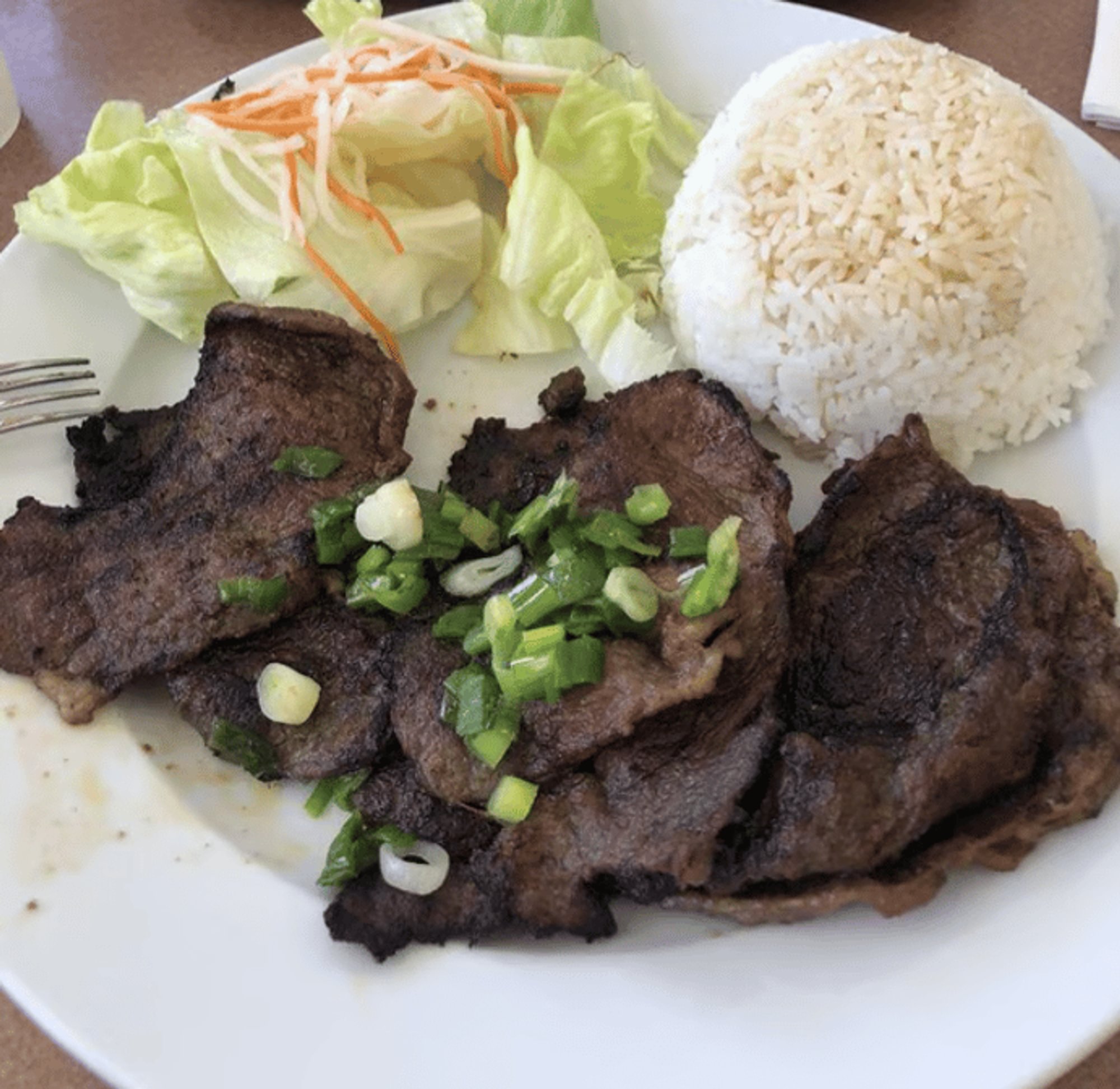 57. Grilled Beef Over Rice / Cơm Bò Nướng