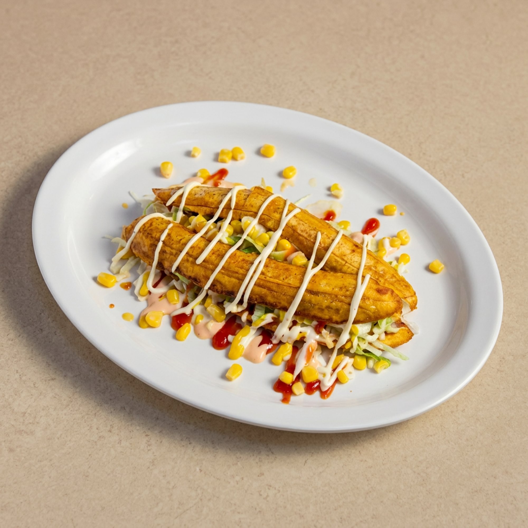 Patacón de Carne Maduro (Beef Sweet Plantain Sandwich)