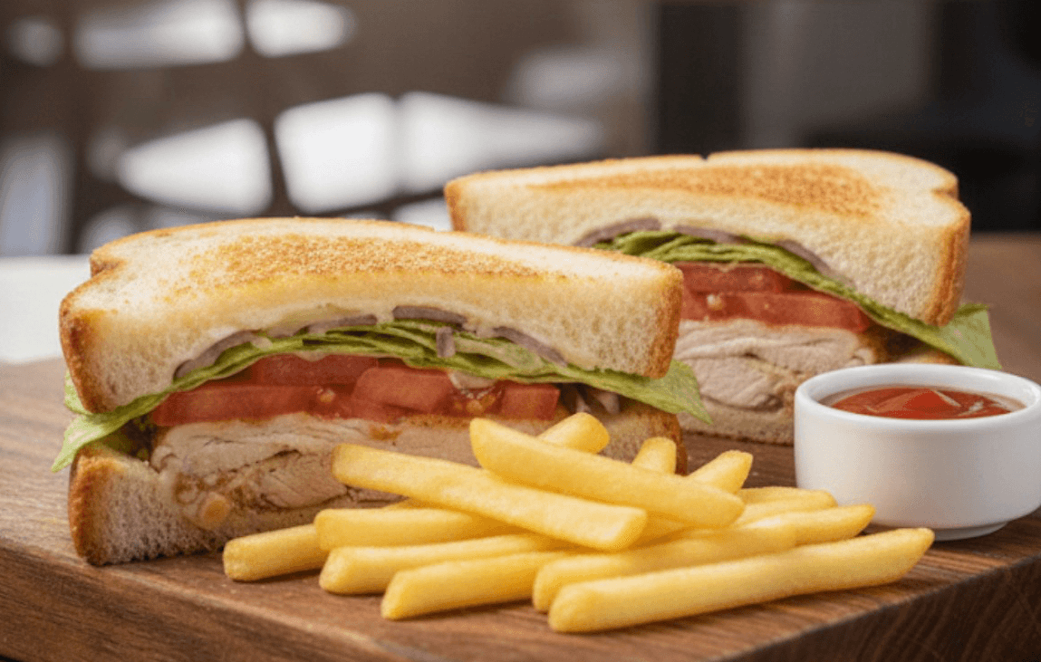 Chicken Melt Sandwich Combo