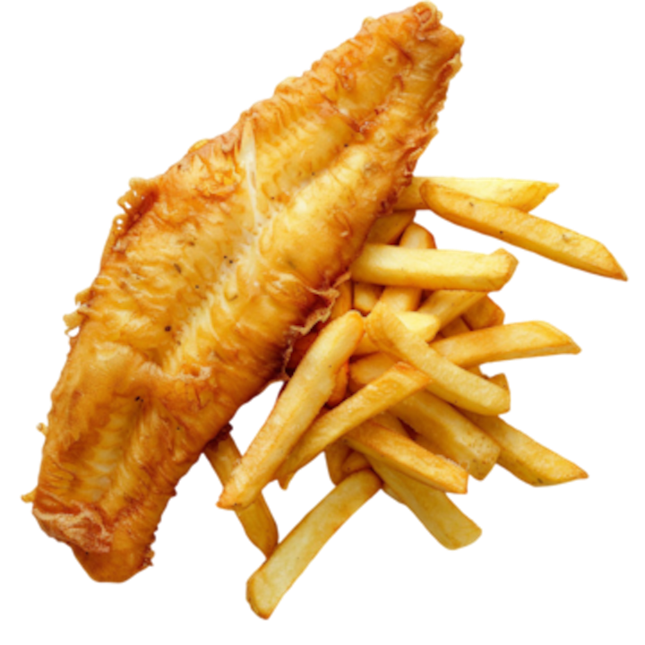 1 Piece Cod Fish & Chips