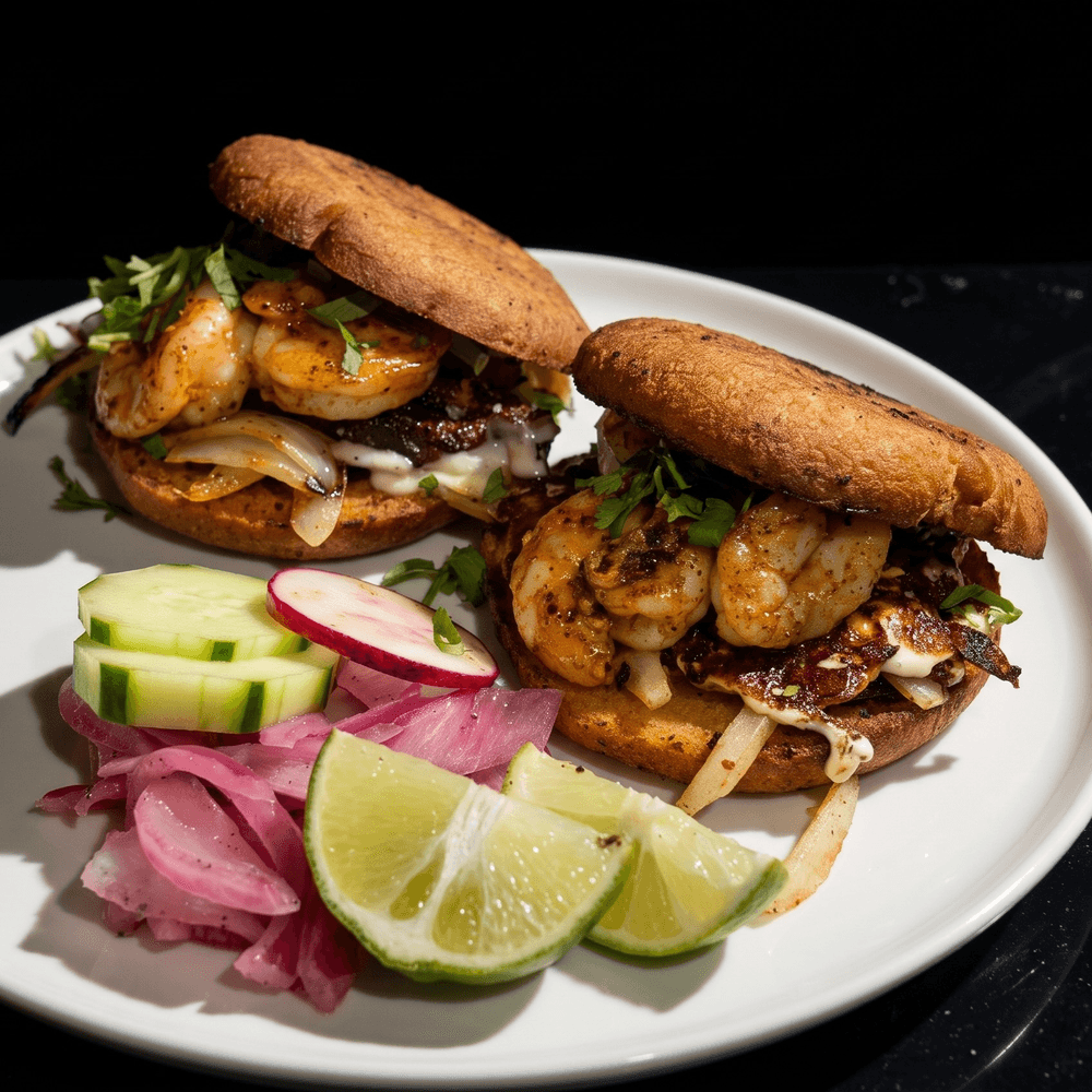 Gorditas - Grilled Shrimp