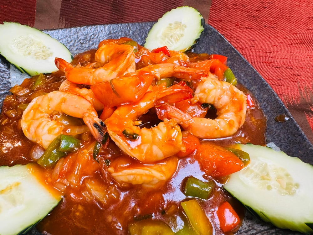 S7. Shrimp Stir-Fried with Fresh Tomato - Tom Sot Ca Chua