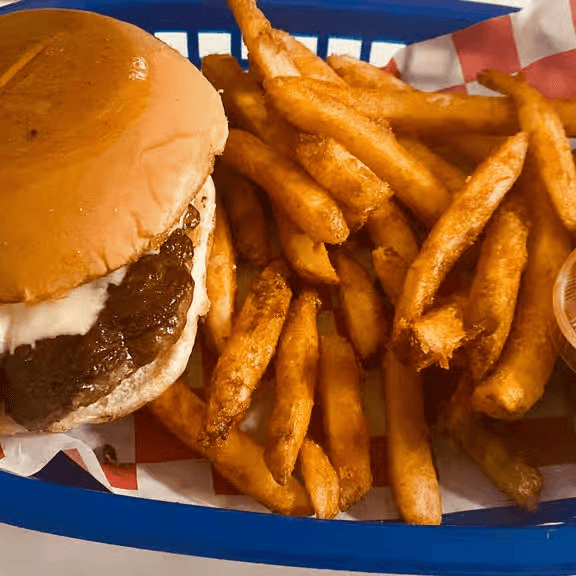 Kids Cheese Burger & Fries