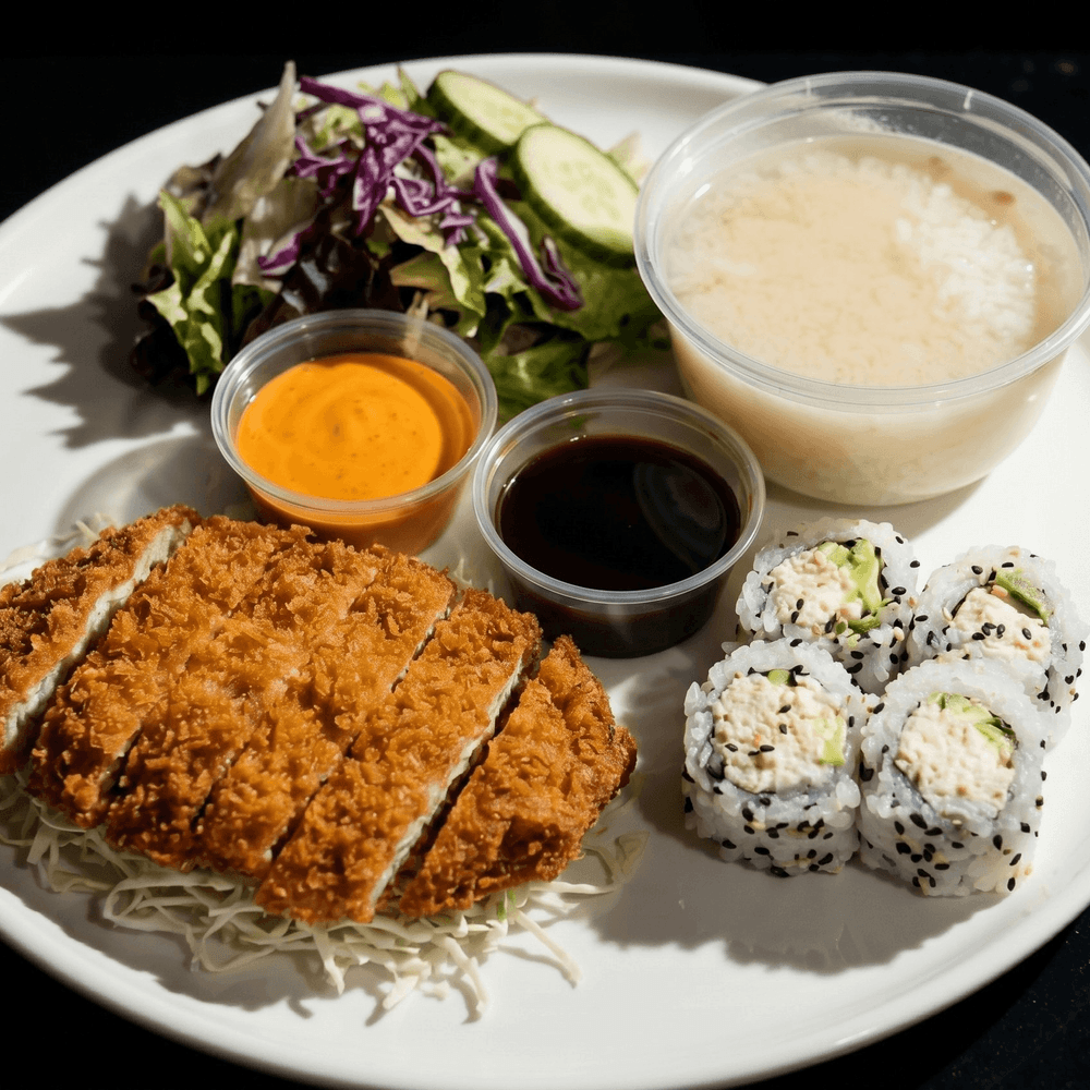 111. Pork Cutlet Dinner Bento