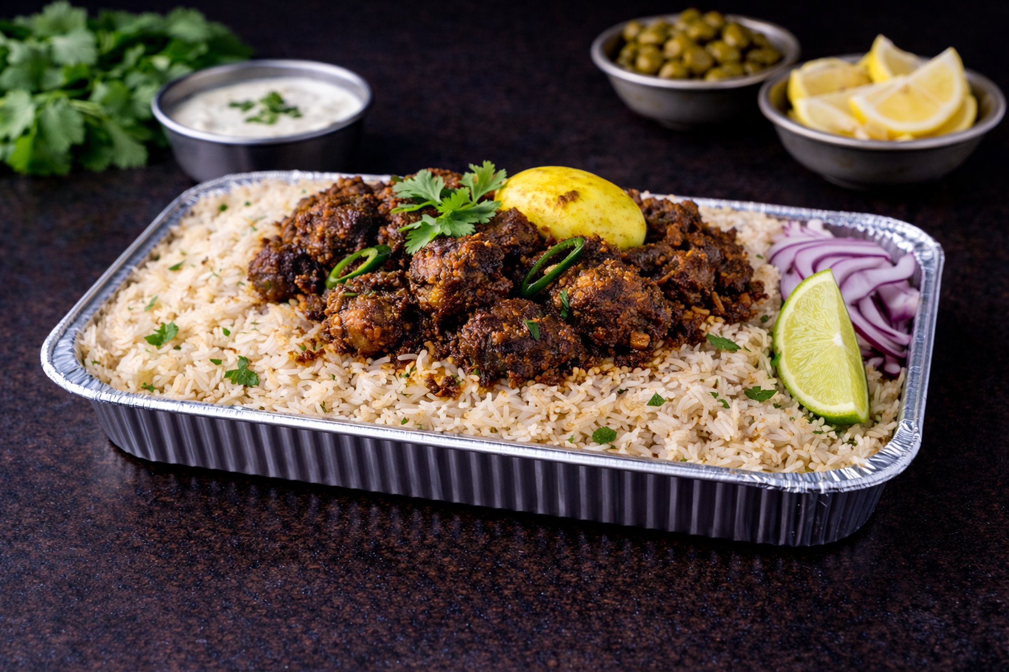Family Pack Chicken Fry Pulao
