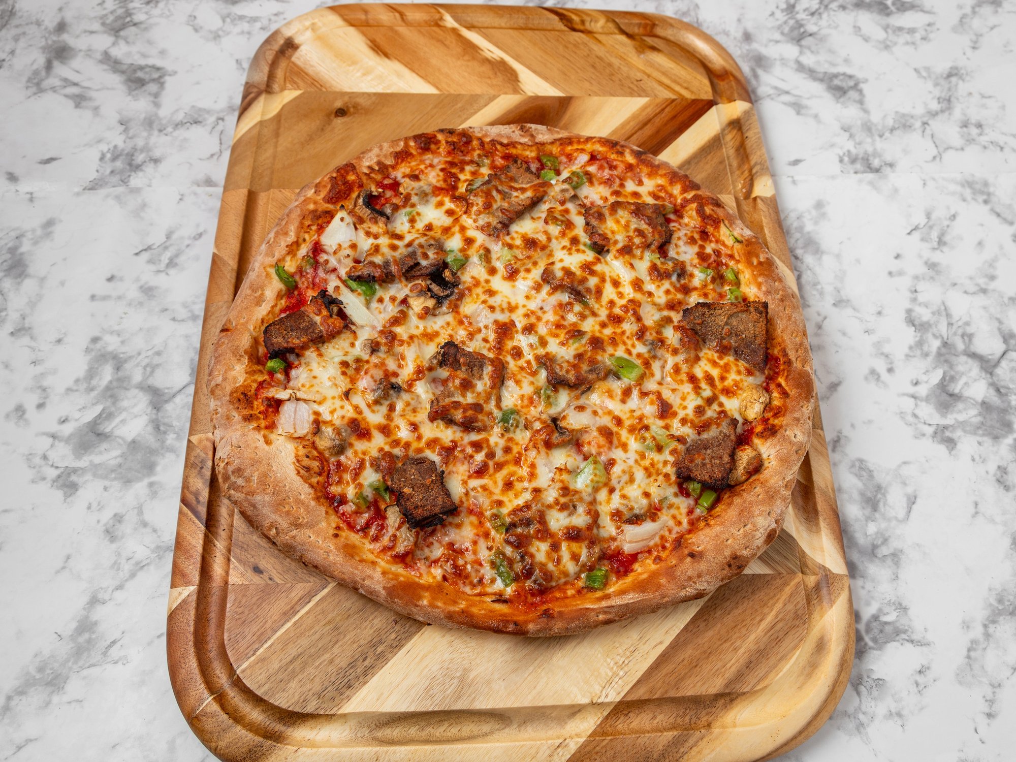 Steak Pizza
